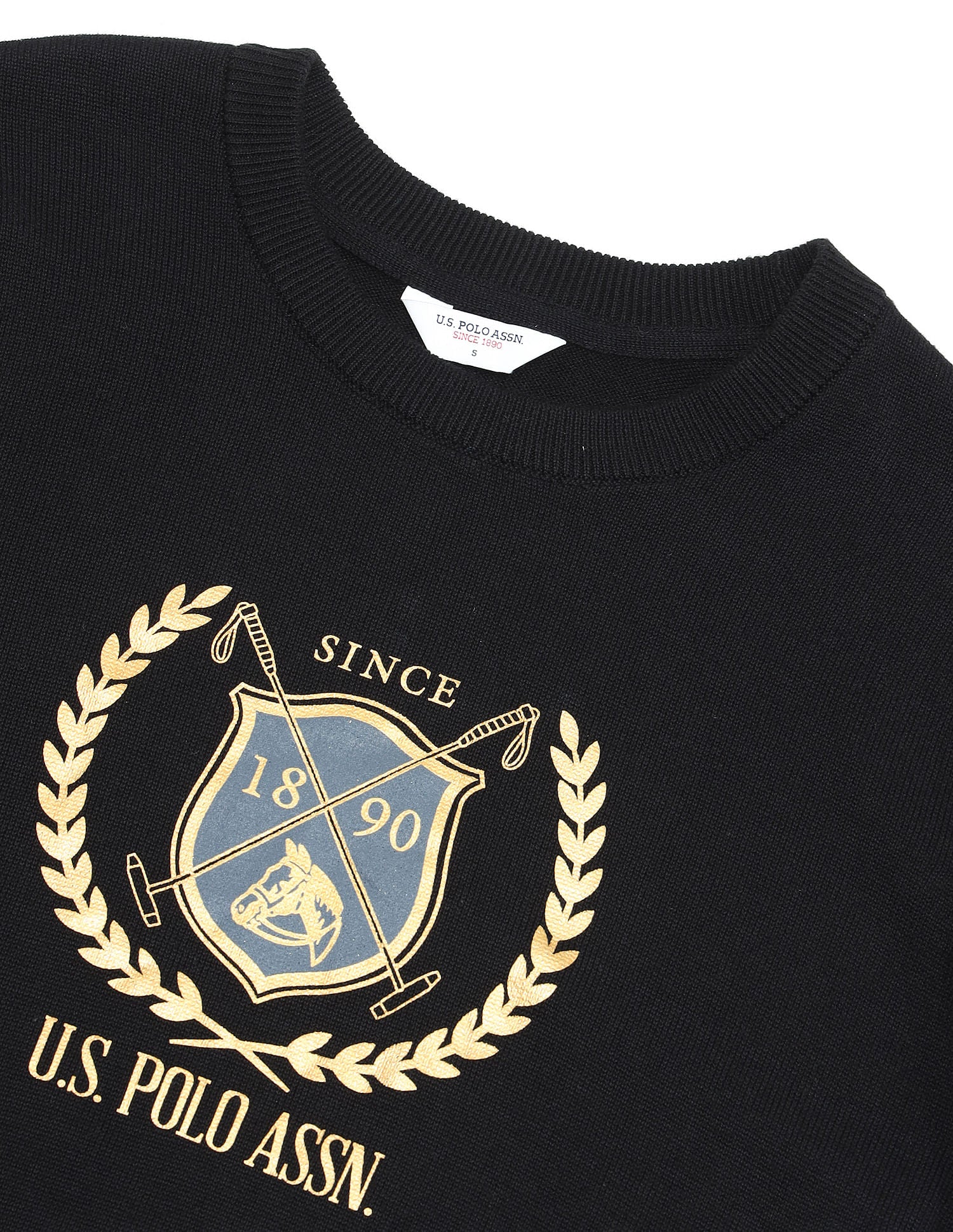 Crest Logo Regular Fit Sweater - Image 8