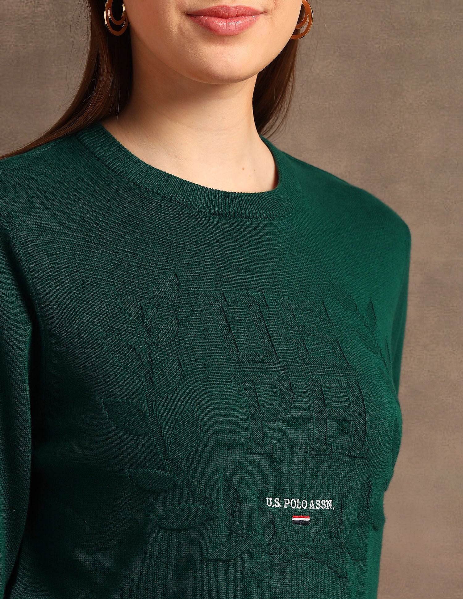 Crest Logo Regular Fit Sweater - Image 7