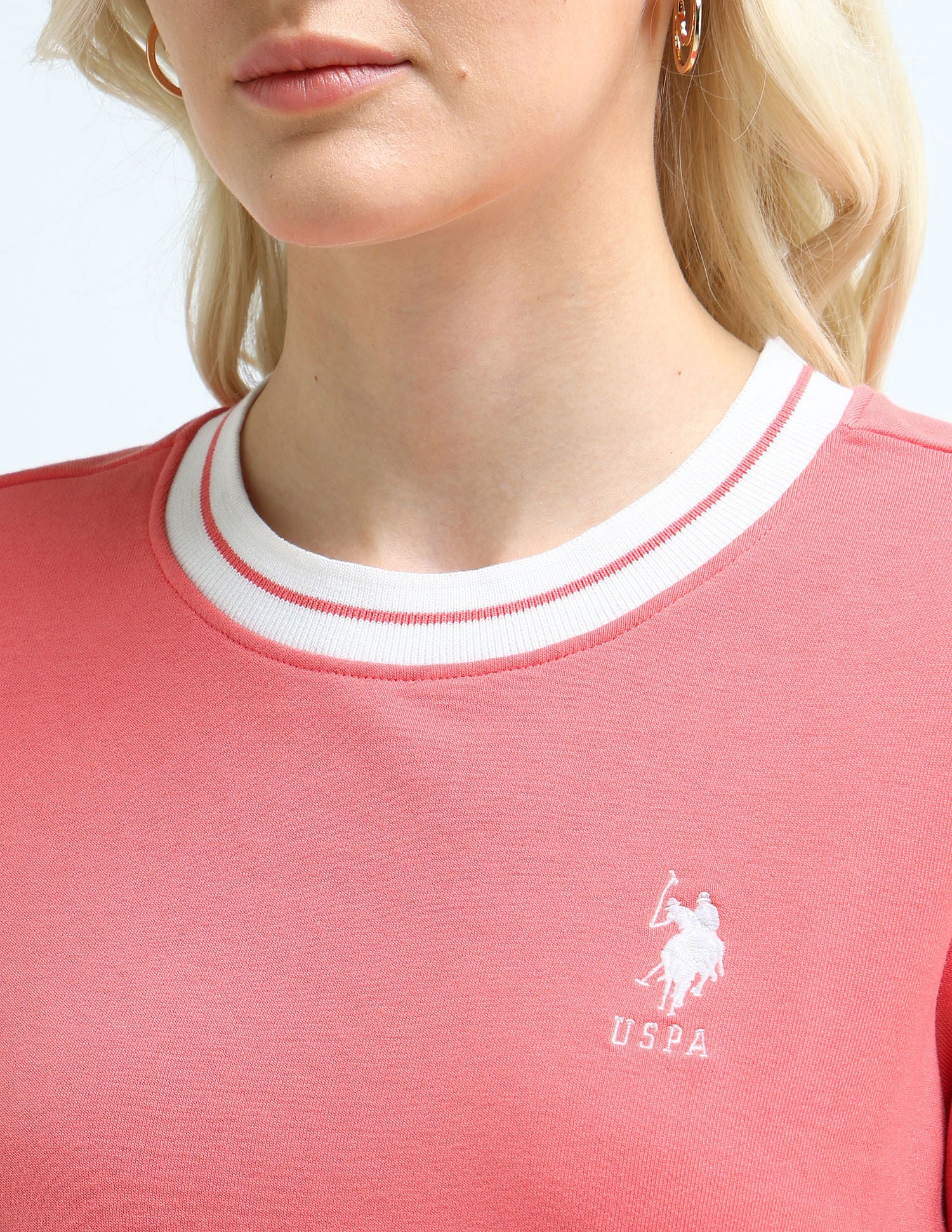 Crew Neck Solid Sweatshirt - Image 7