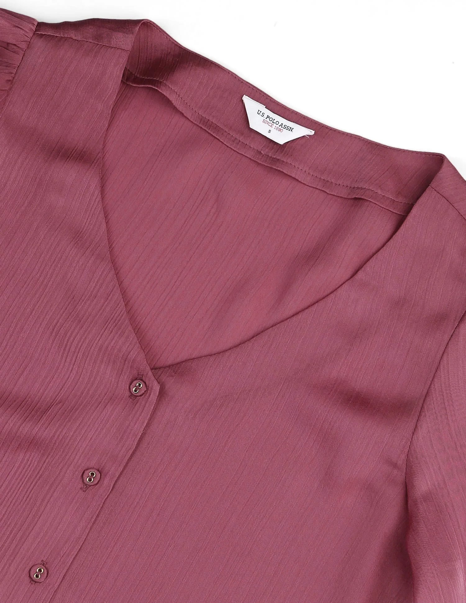 Crinkled Satin Top - Image 8