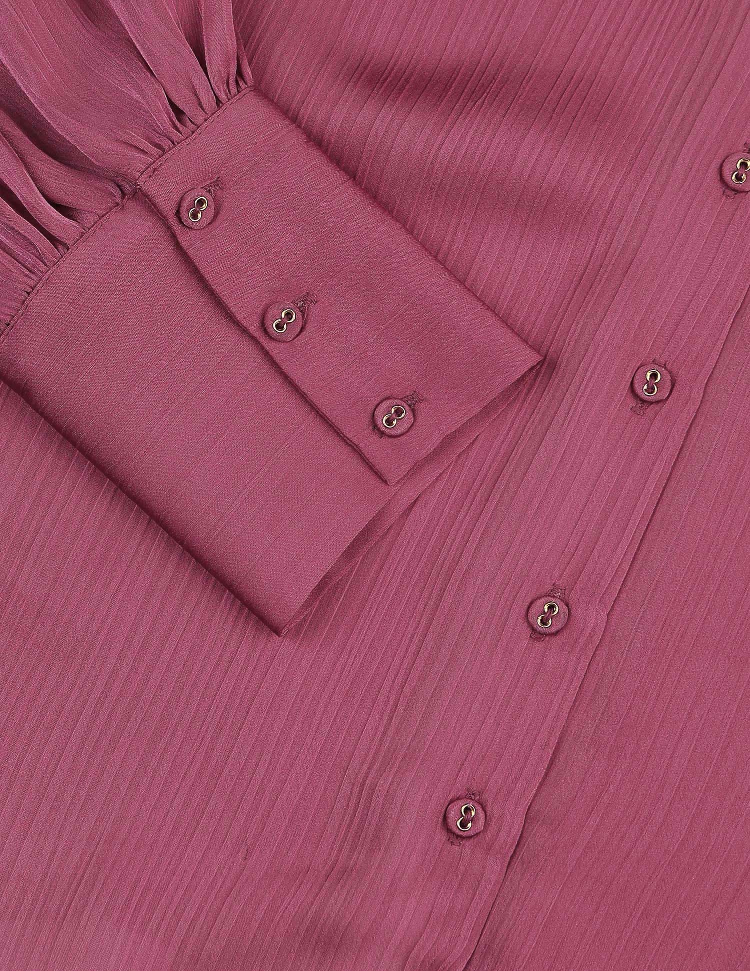 Crinkled Satin Top - Image 9