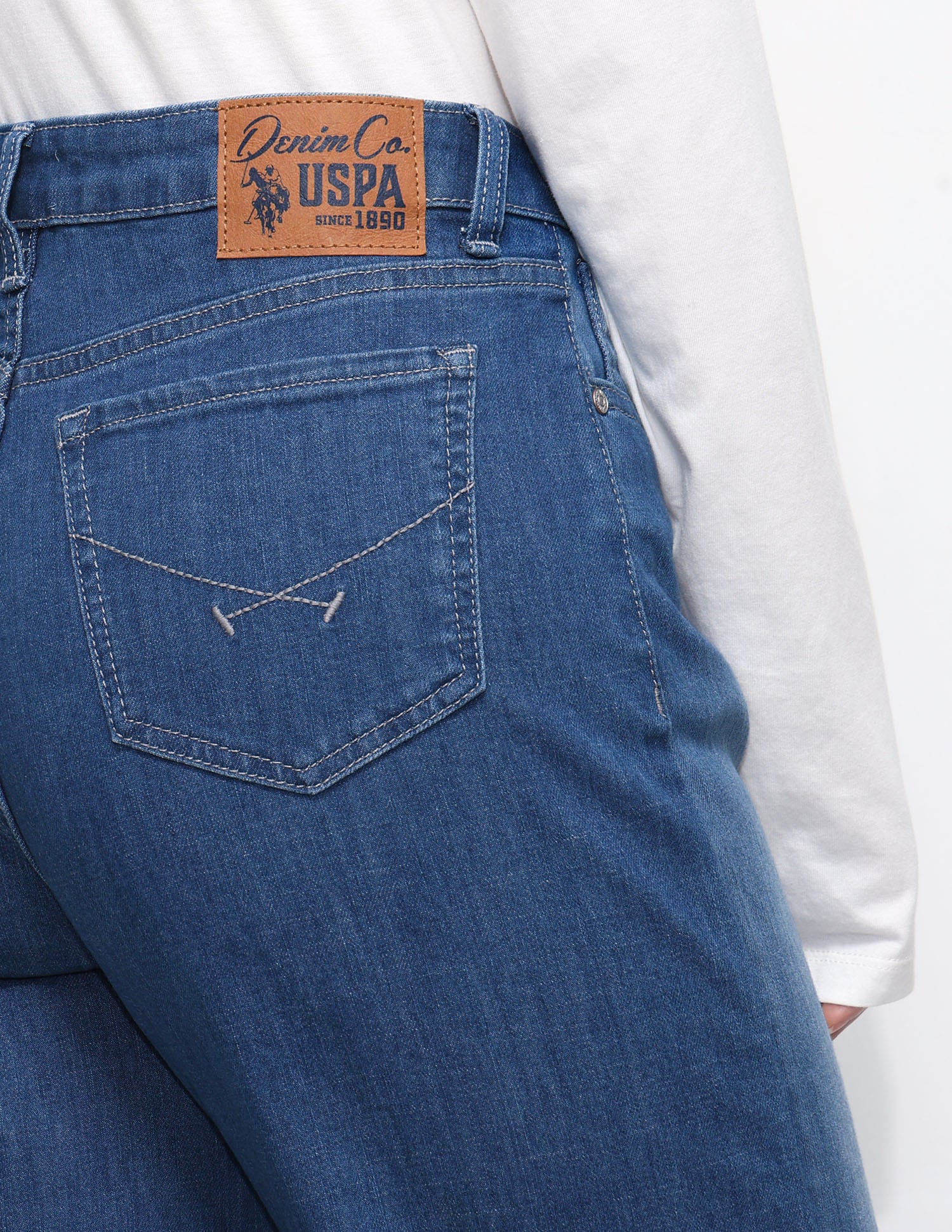 Cross Hatch Wide Leg Jeans - Image 8
