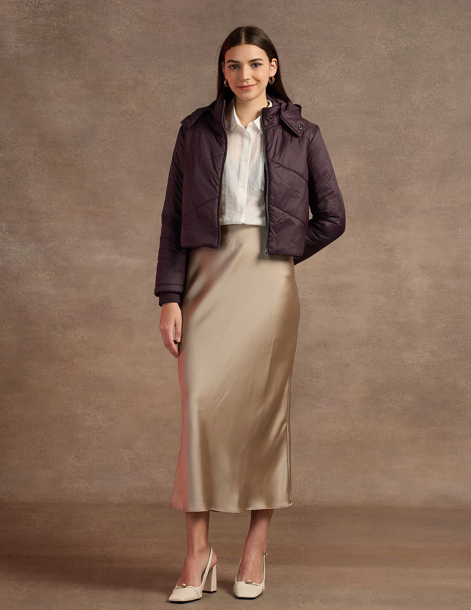 Detachable Hood Puffer Jacket - Image 3