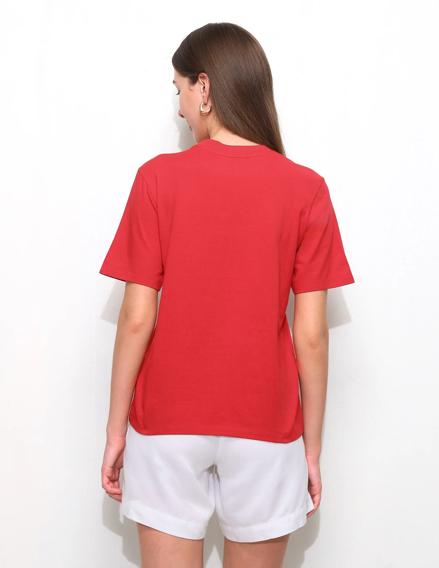 Digital Graphic Brand Printed Boxy Fit T-Shirt - Image 5
