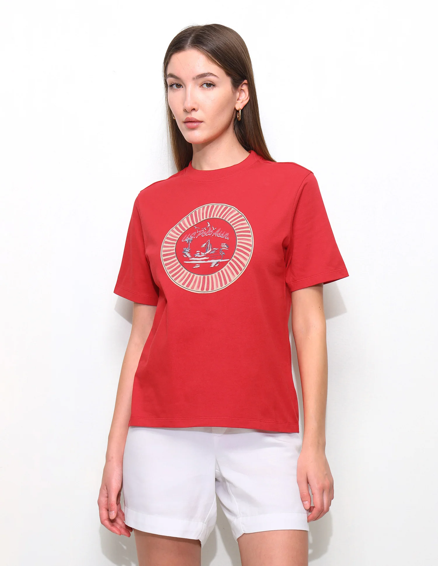 Digital Graphic Brand Printed Boxy Fit T-Shirt - Image 6