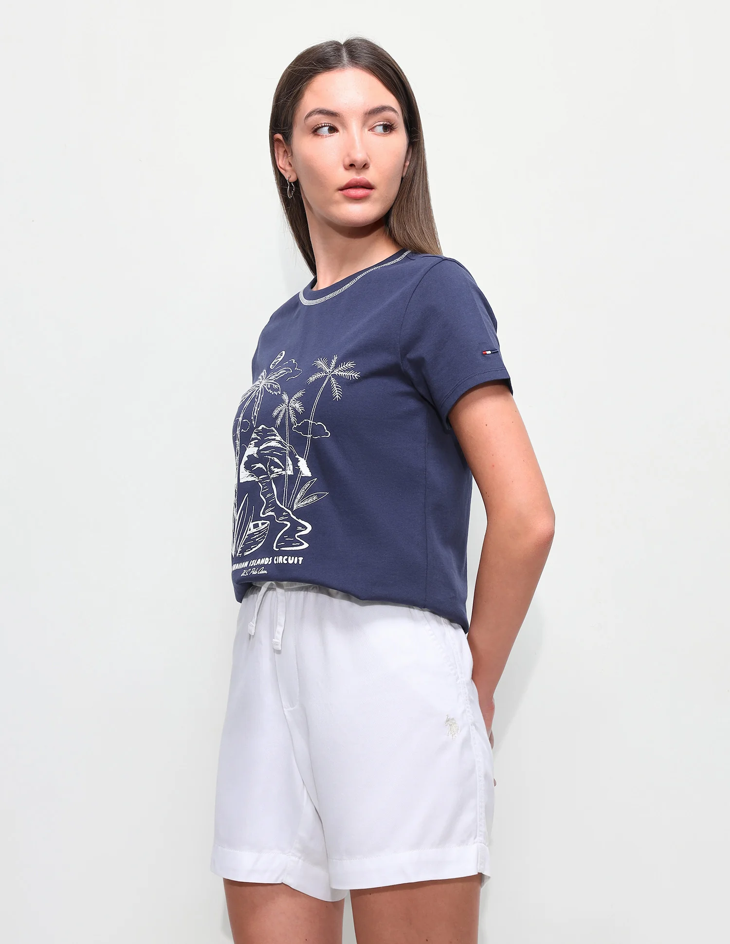 Digital Graphic Printed Regular Fit T-Shirt - Image 4