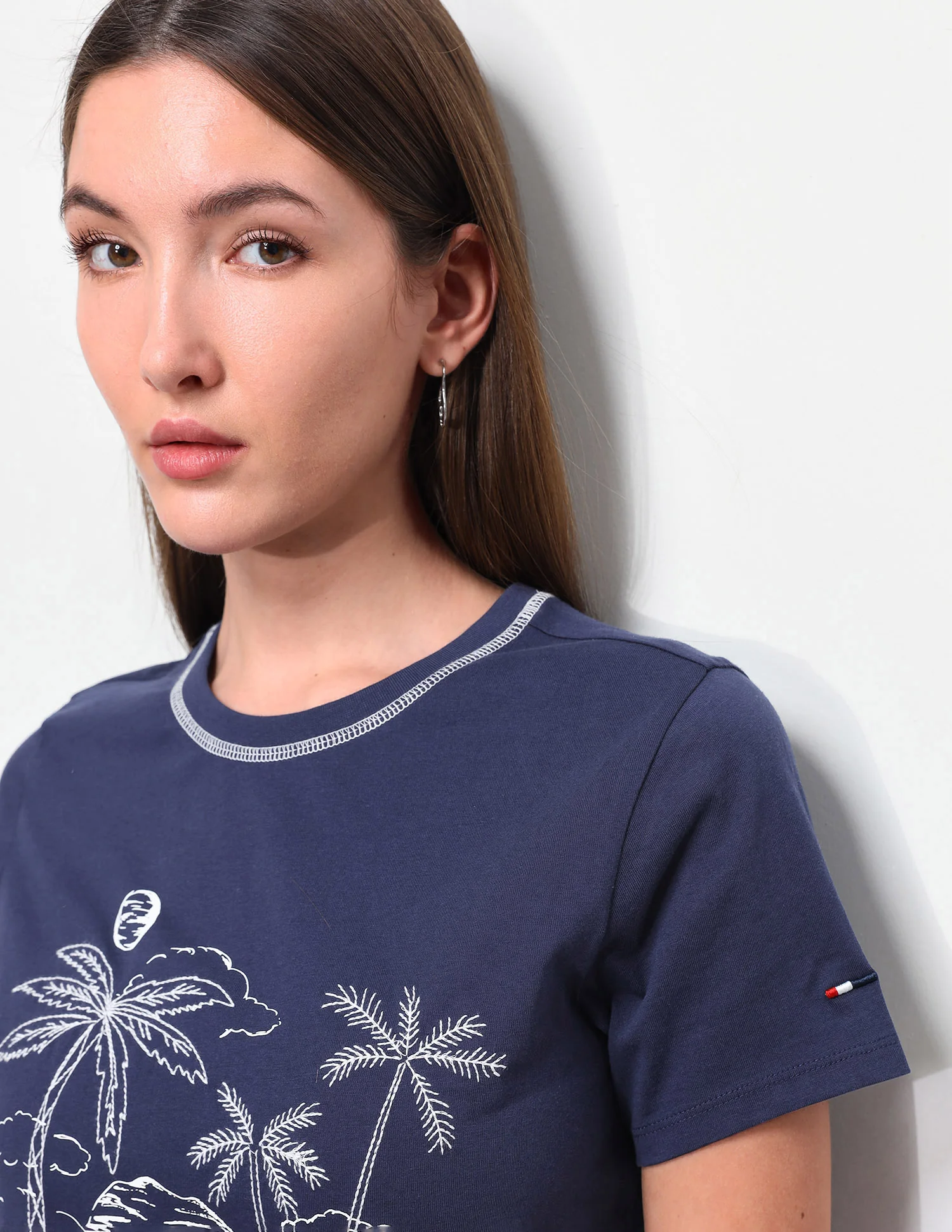 Digital Graphic Printed Regular Fit T-Shirt - Image 7