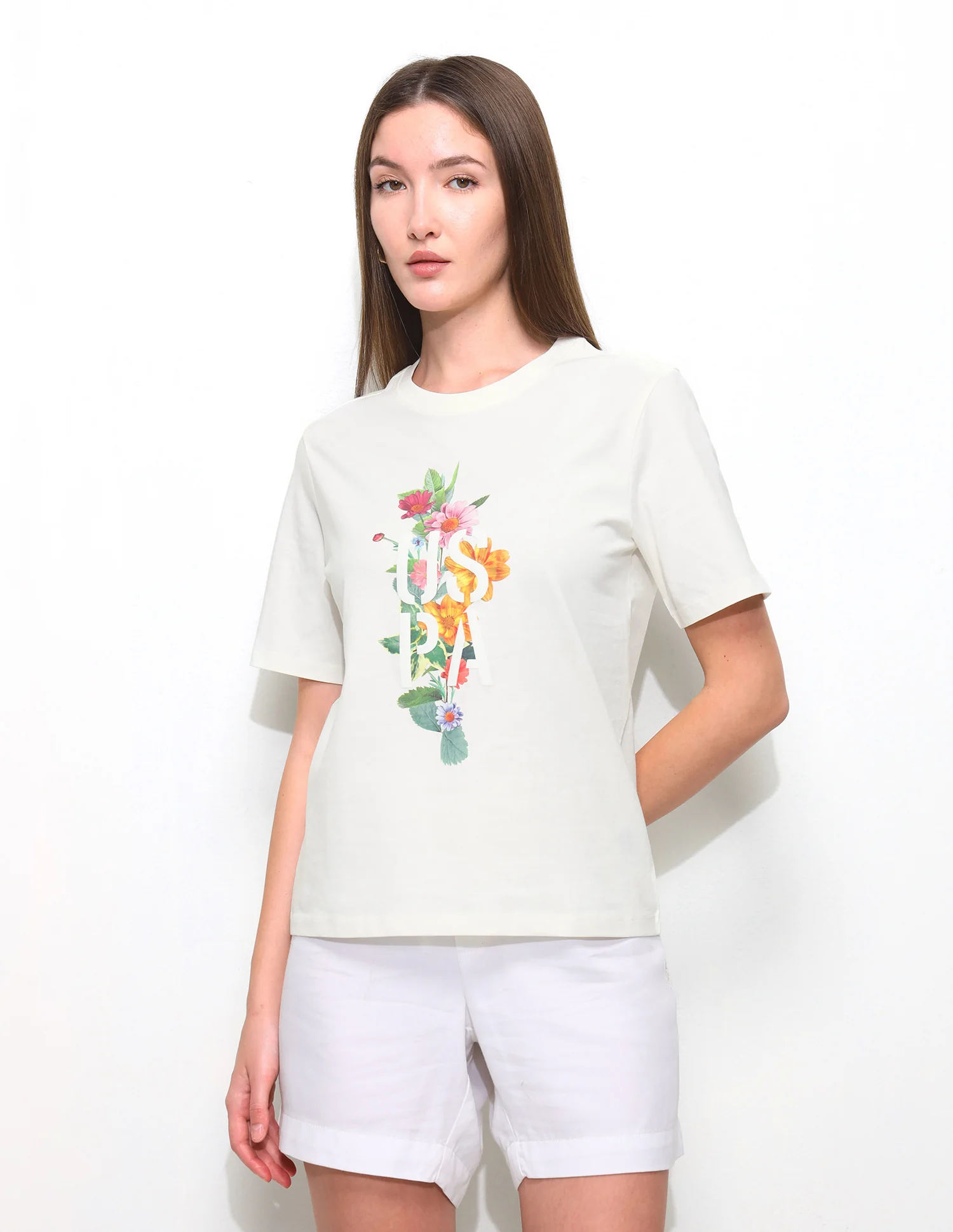 Digital Hd Floral Printed Boxy Fit T-Shirt - Image 6