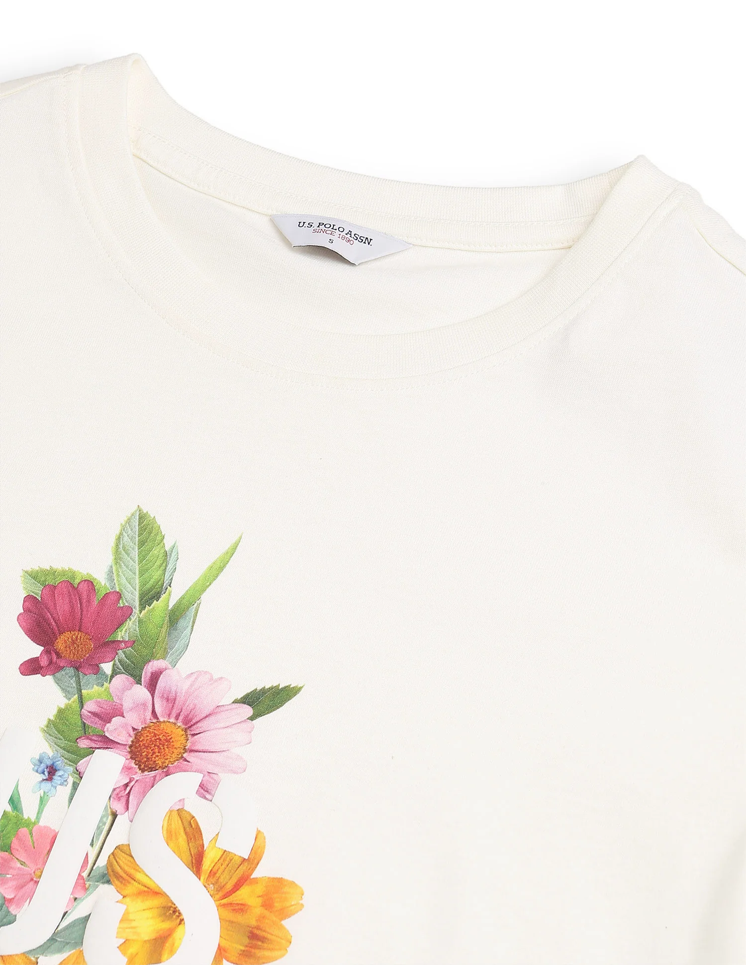 Digital Hd Floral Printed Boxy Fit T-Shirt - Image 8