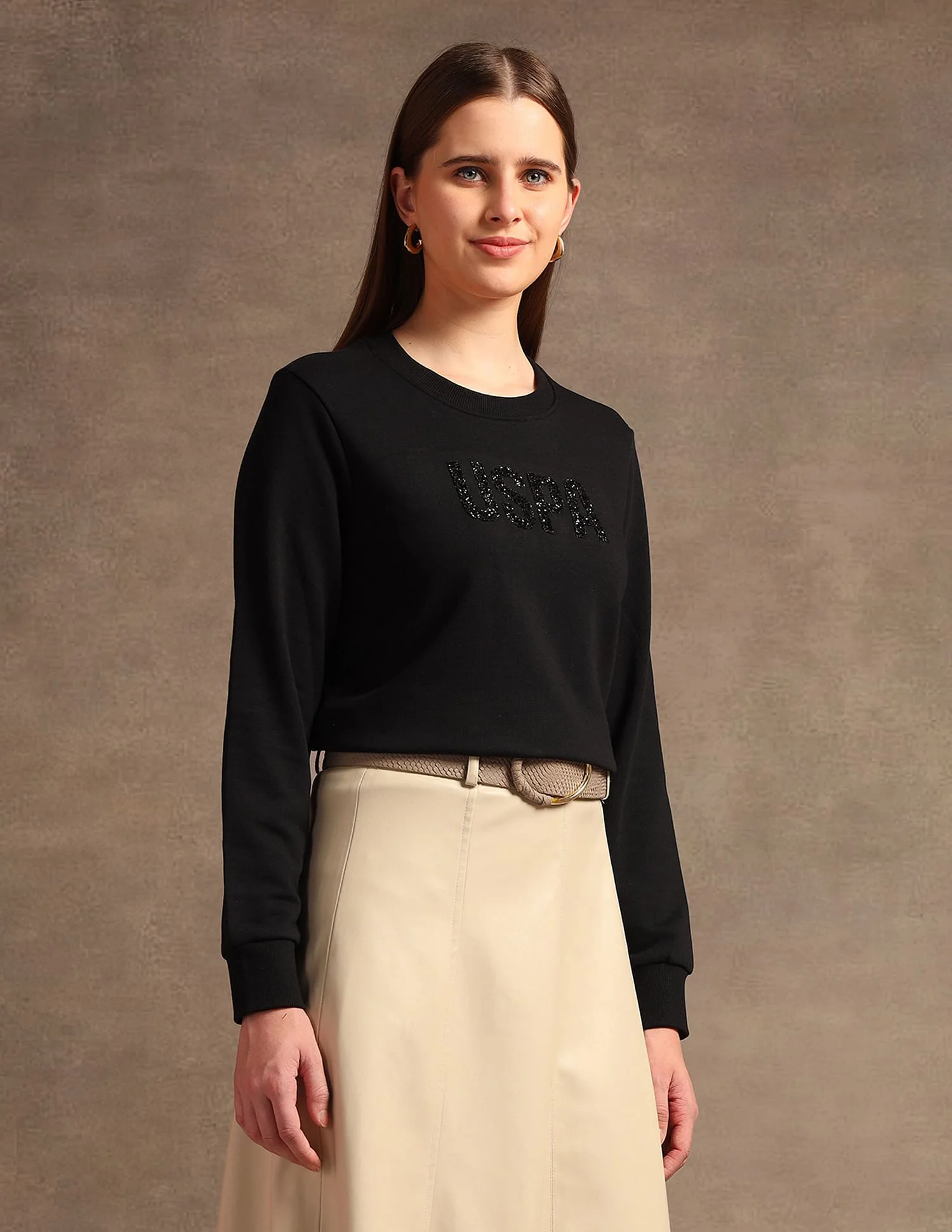 Drop Shoulder Appliqued Sweatshirt - Image 4