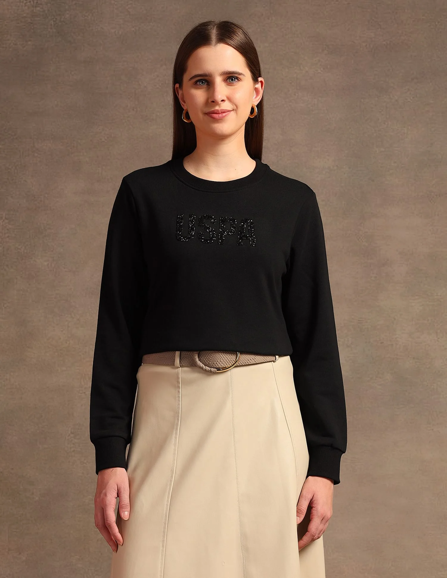 Drop Shoulder Appliqued Sweatshirt - Image 6