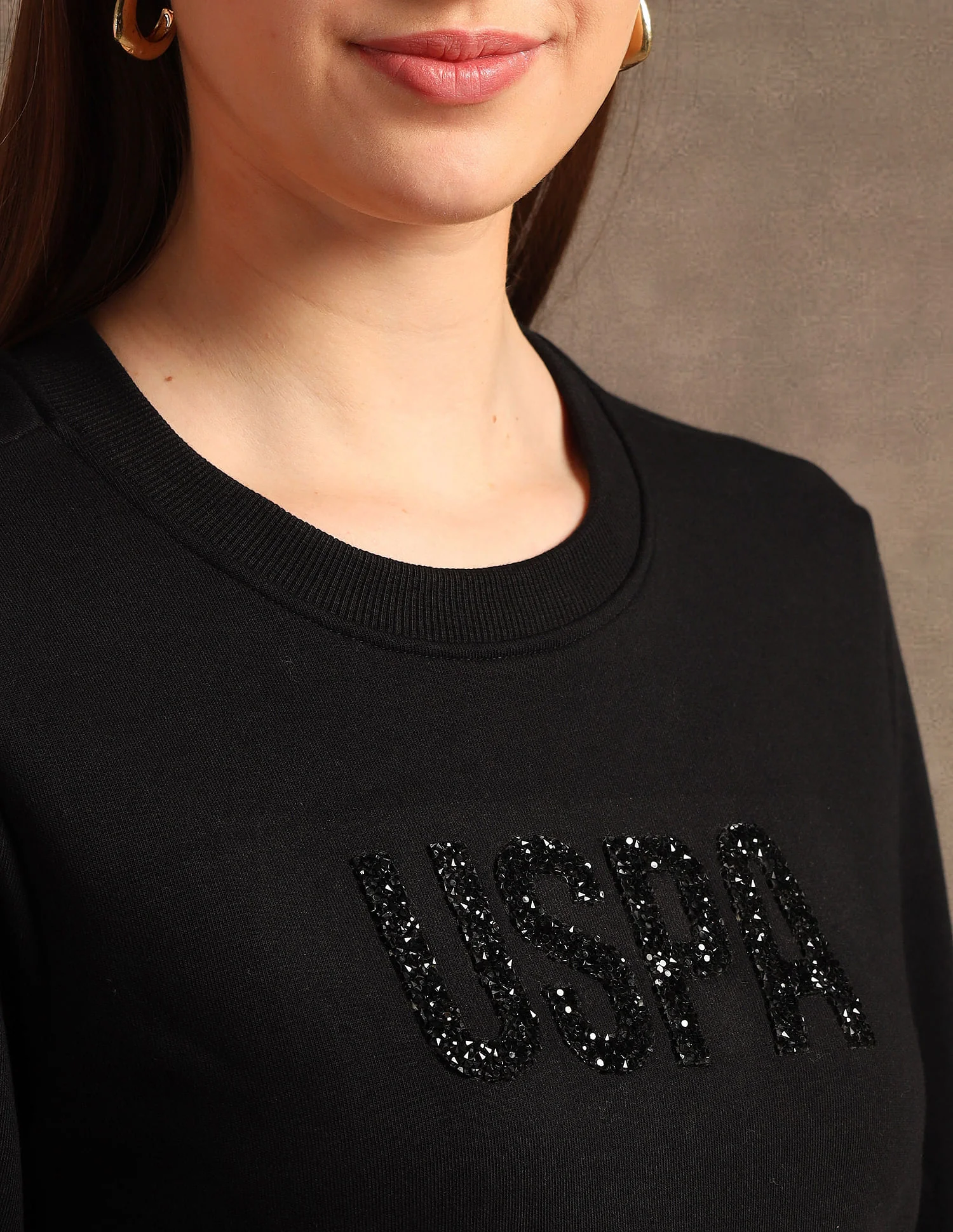 Drop Shoulder Appliqued Sweatshirt - Image 7