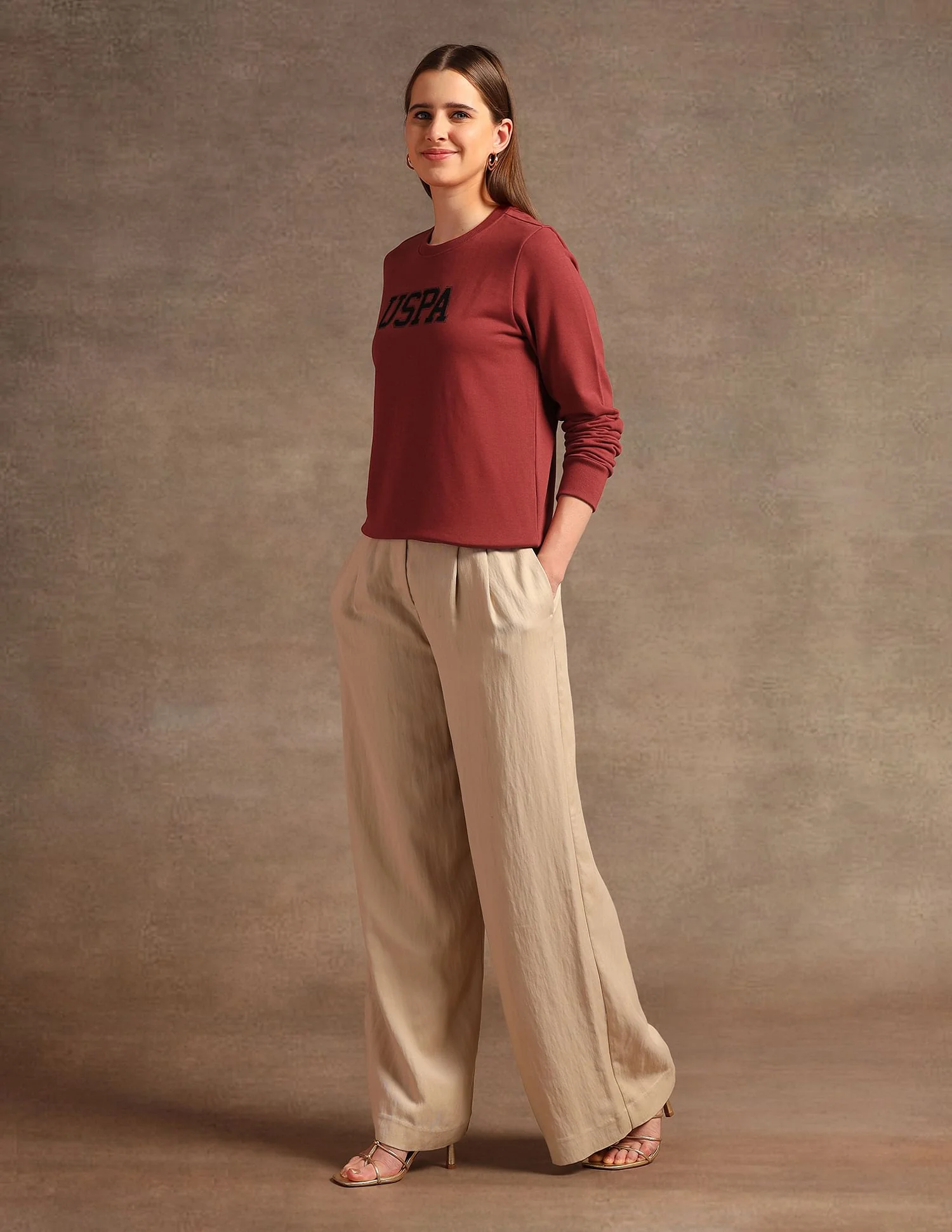 Drop Shoulder Appliqued Sweatshirt - Image 3