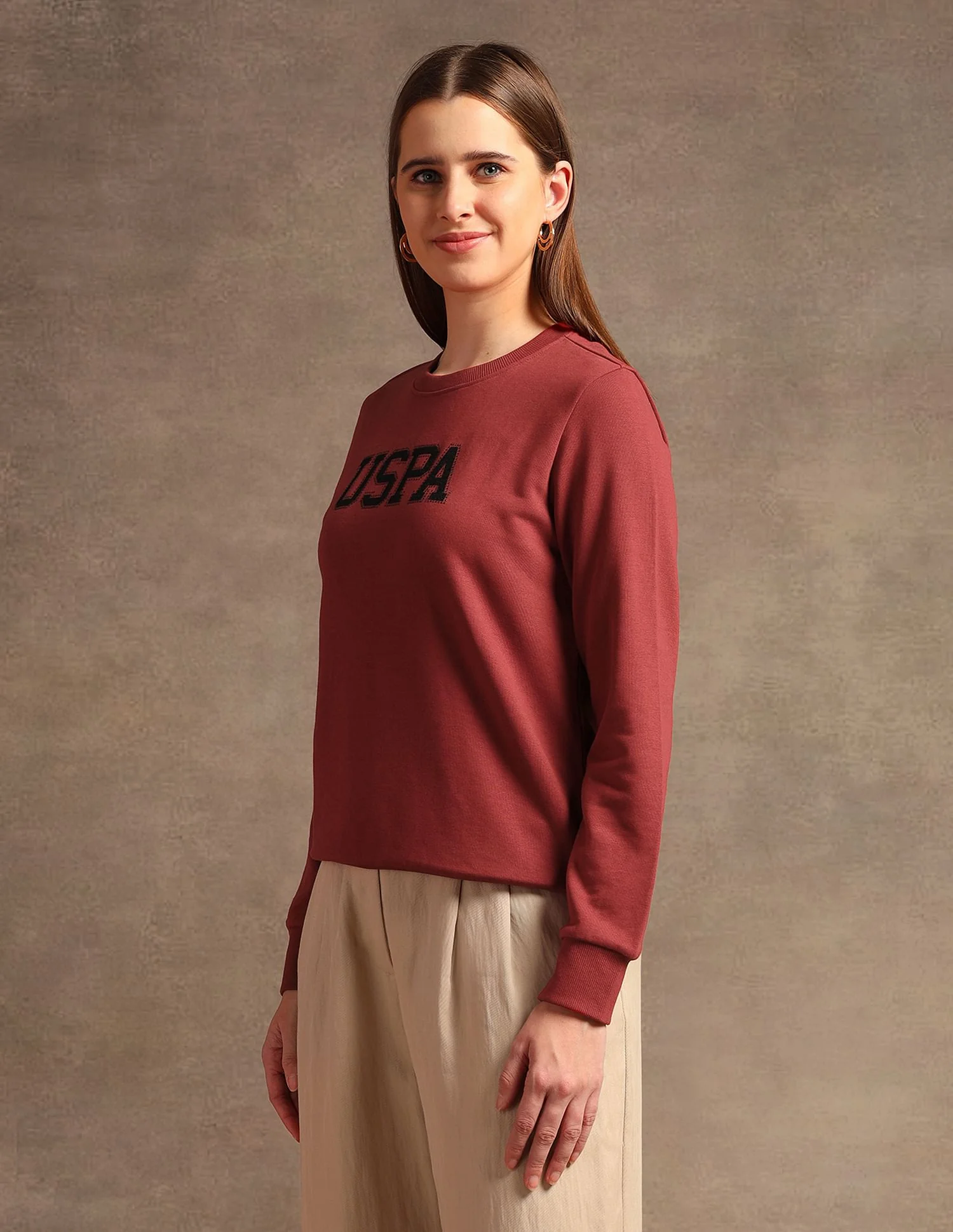 Drop Shoulder Appliqued Sweatshirt - Image 4