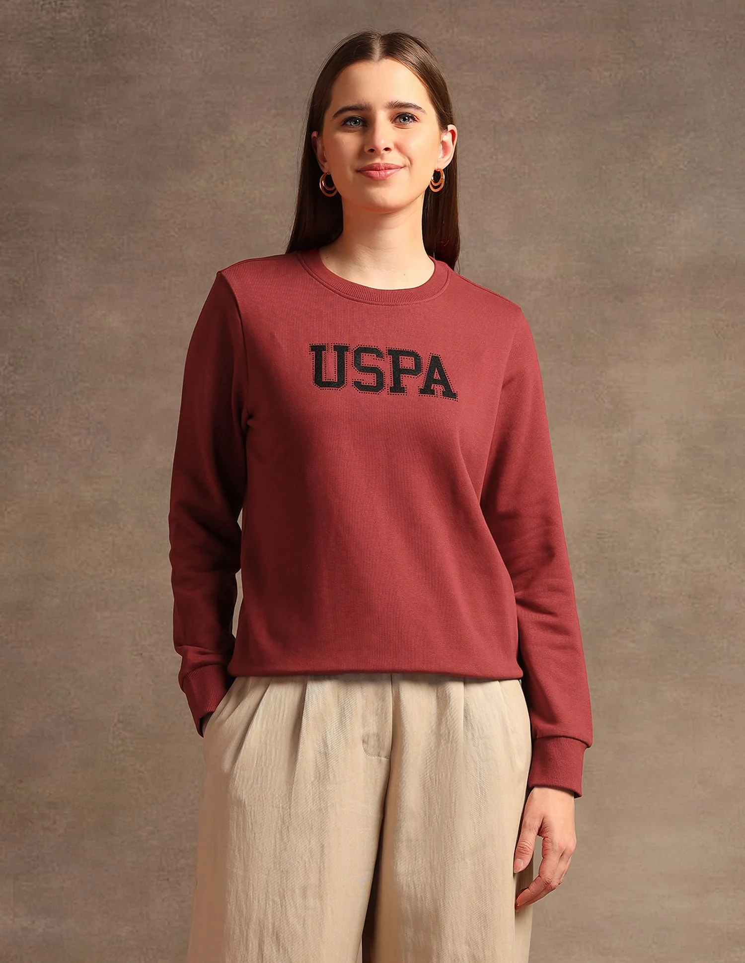 Drop Shoulder Appliqued Sweatshirt - Image 6