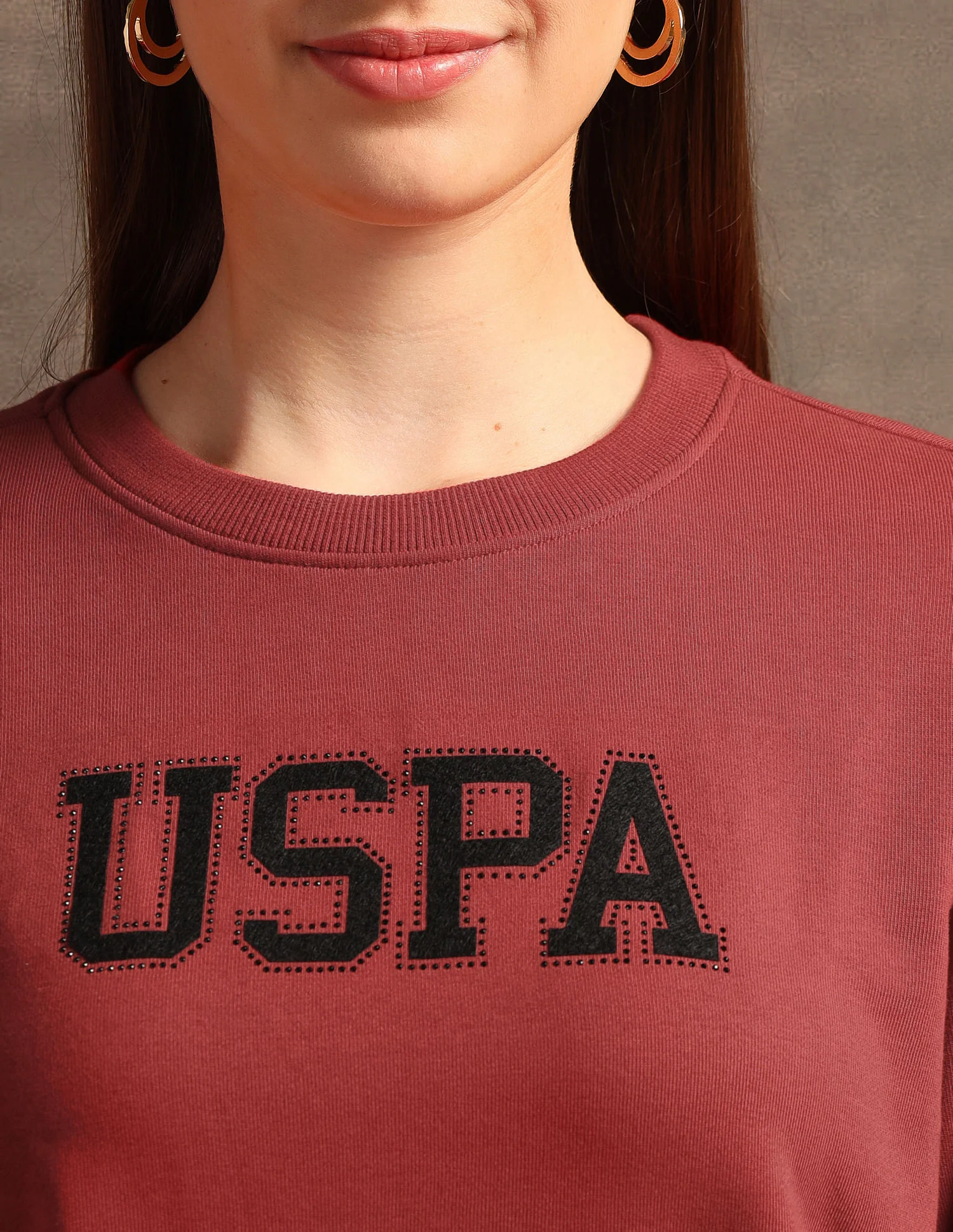 Drop Shoulder Appliqued Sweatshirt - Image 7