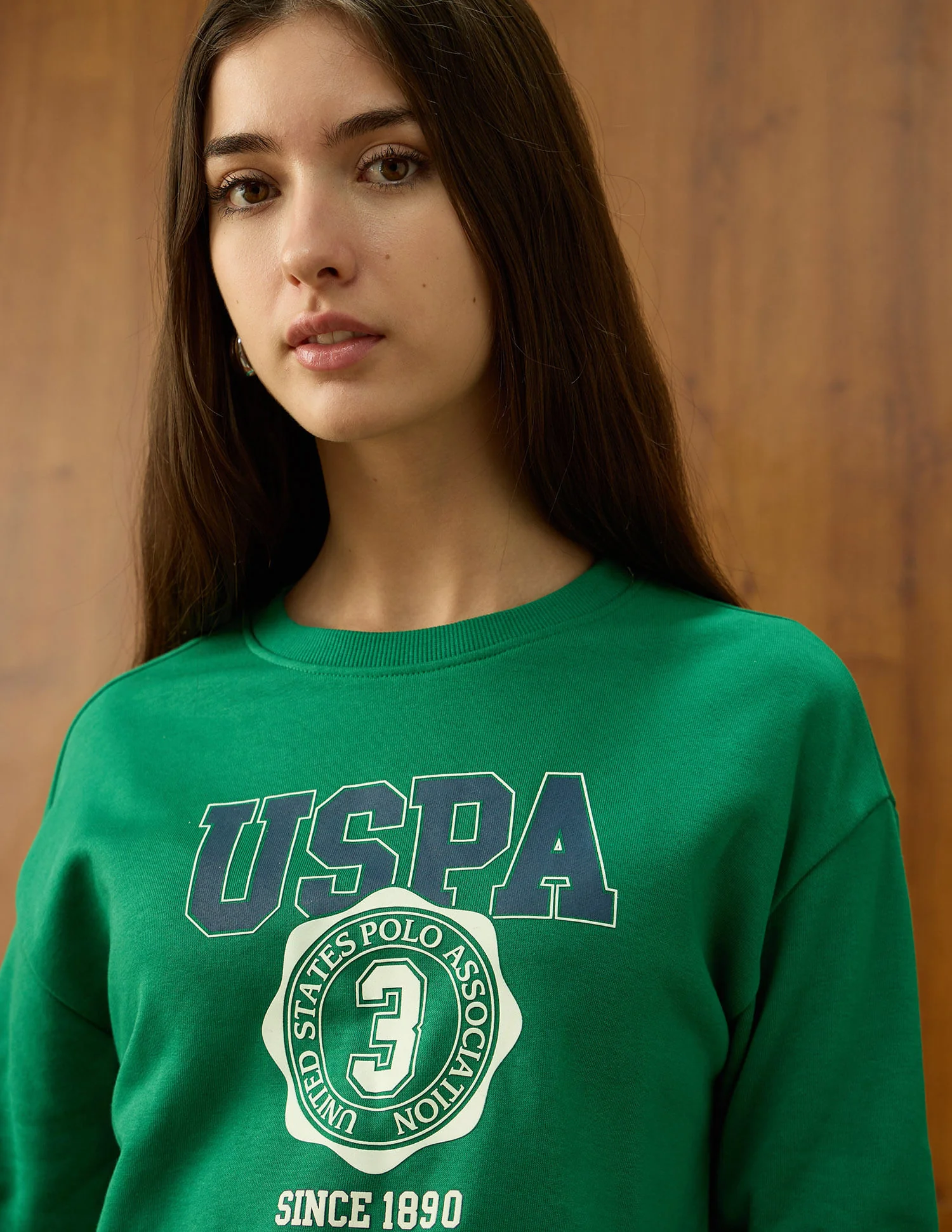 Drop Shoulder Brand Printed Sweatshirt - Image 7