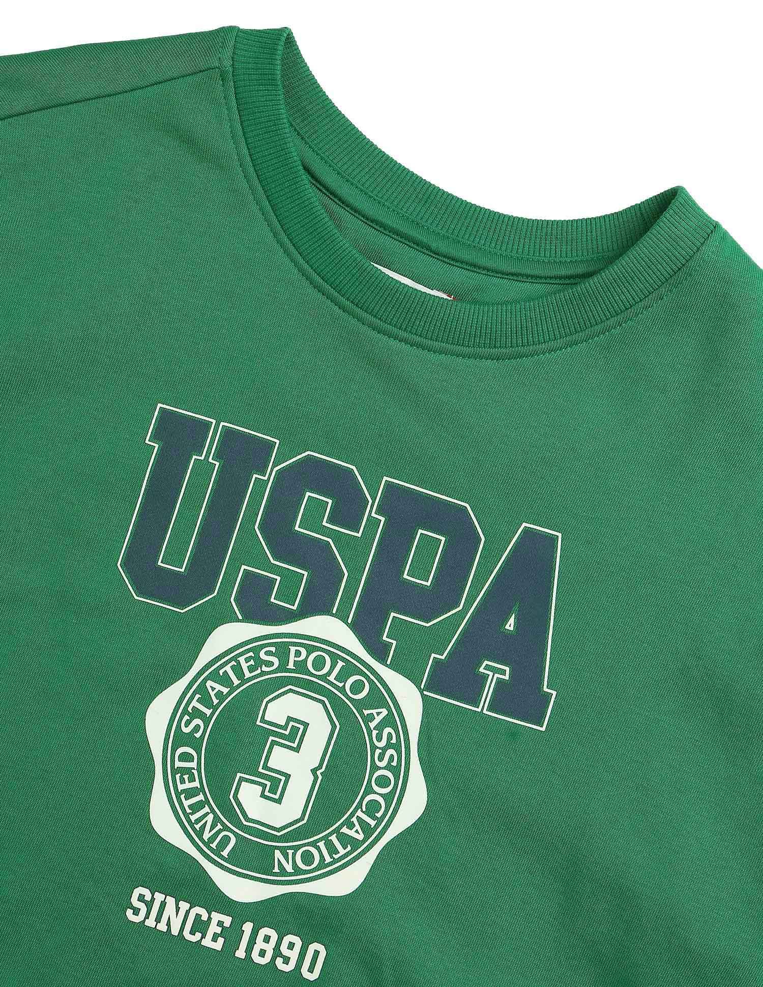 Drop Shoulder Brand Printed Sweatshirt - Image 8