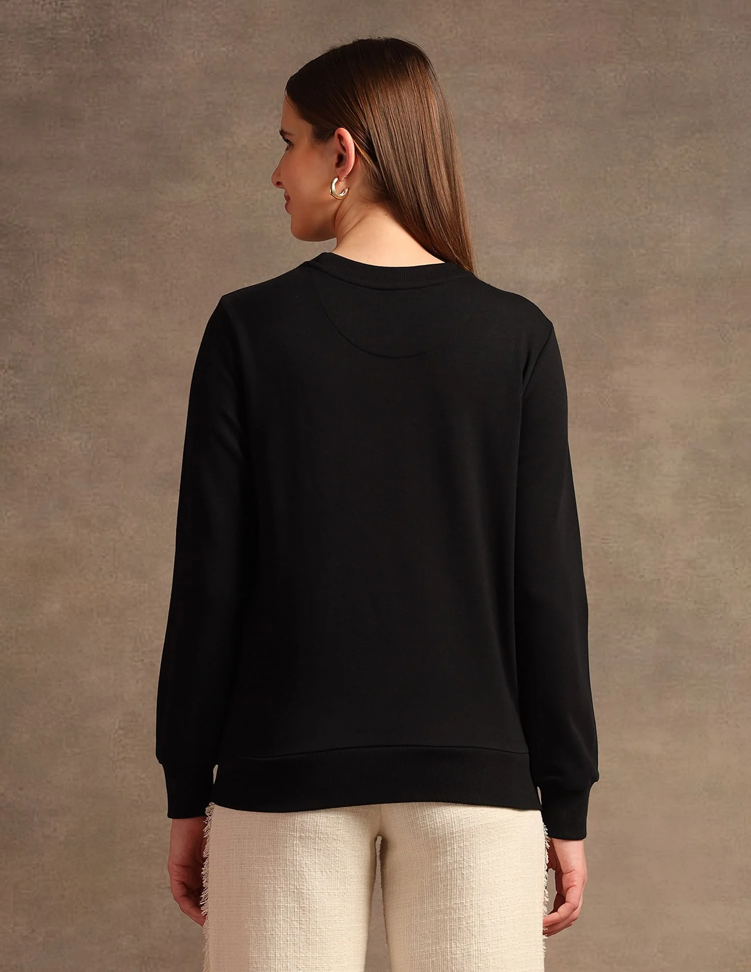 Drop Shoulder Embellished Sweatshirt - Image 5