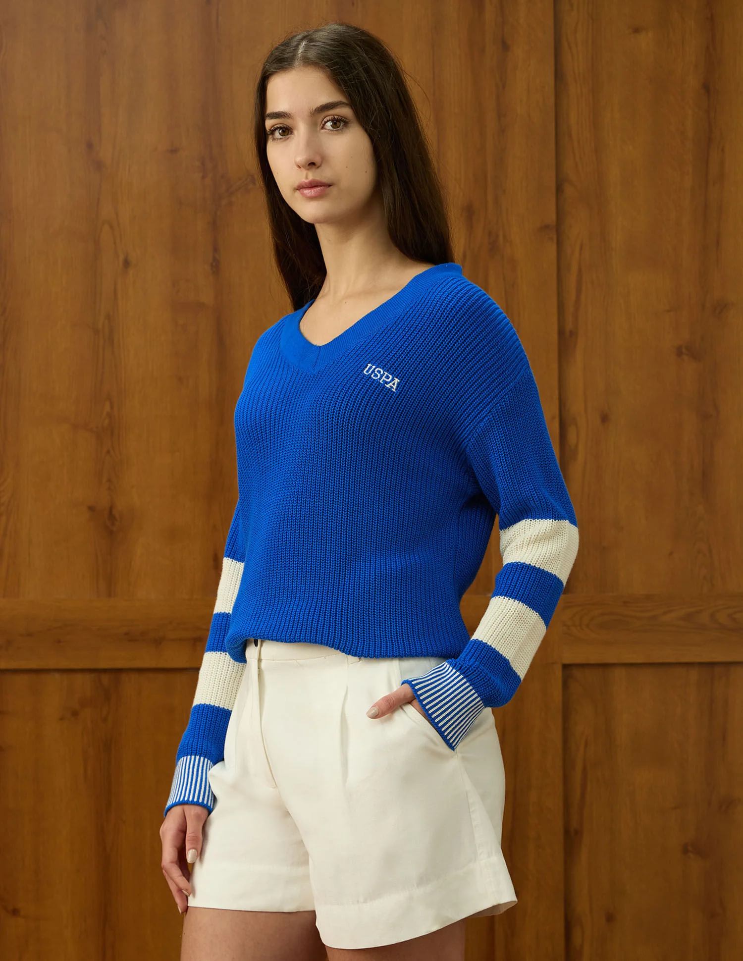 Drop Shoulder Fit Solid Sweater - Image 4