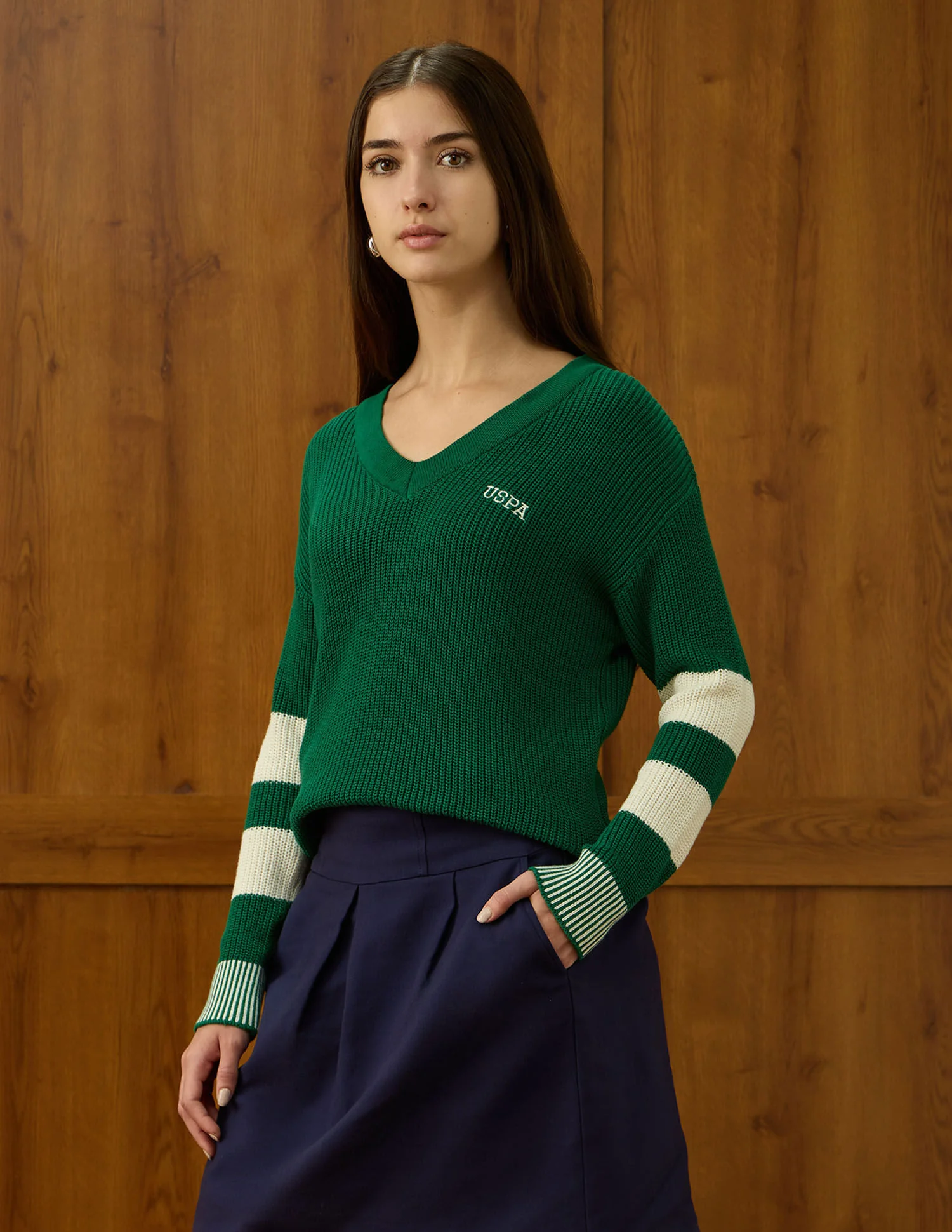 Drop Shoulder Fit Solid Sweater - Image 4