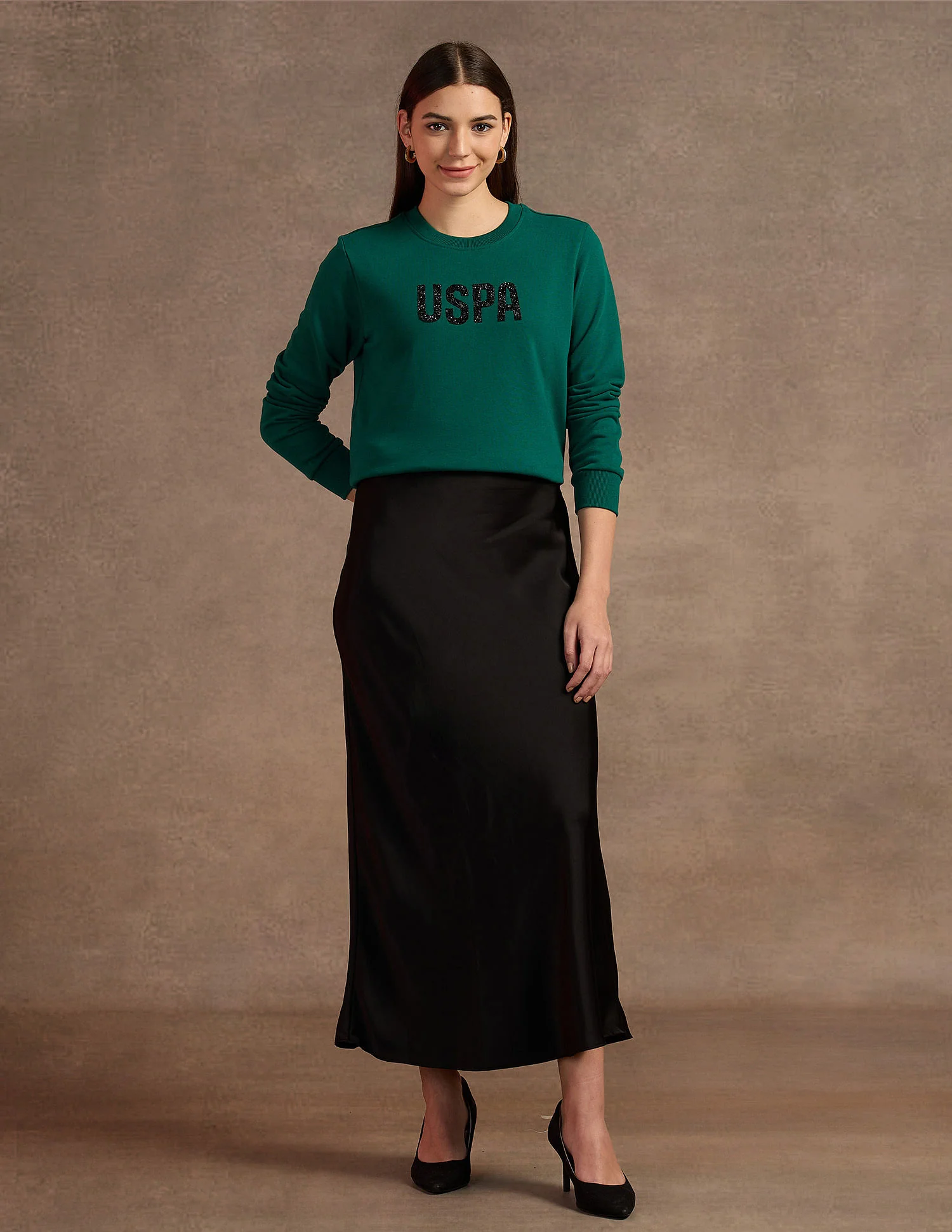 Drop Shoulder Tipped Sweatshirt - Image 3