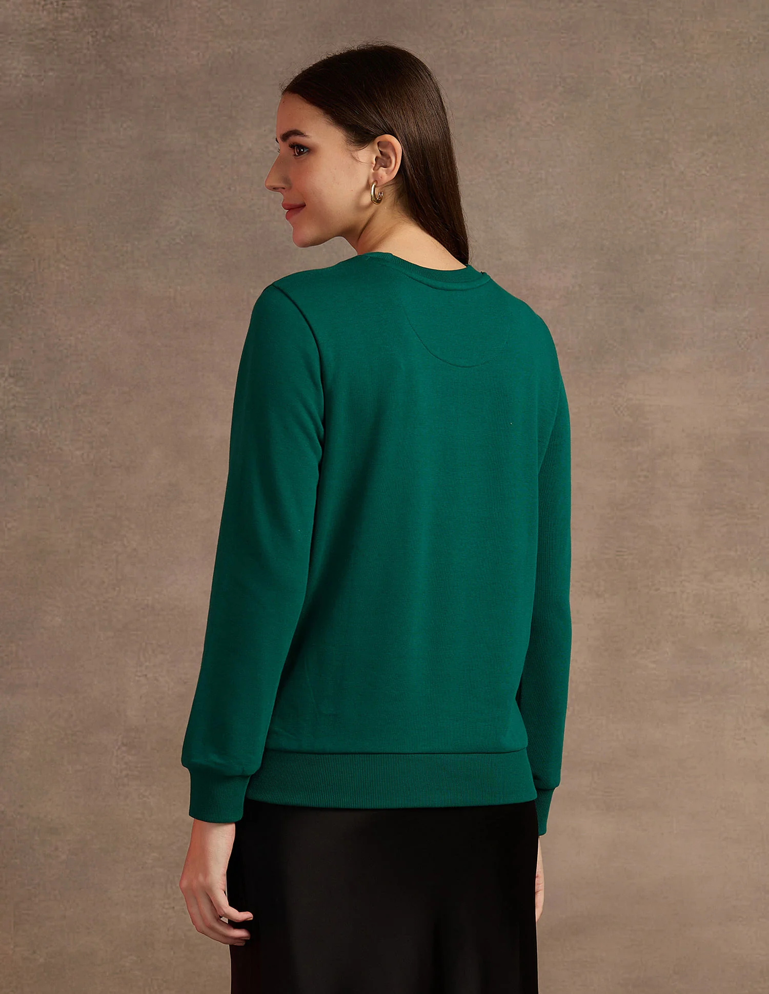 Drop Shoulder Tipped Sweatshirt - Image 5