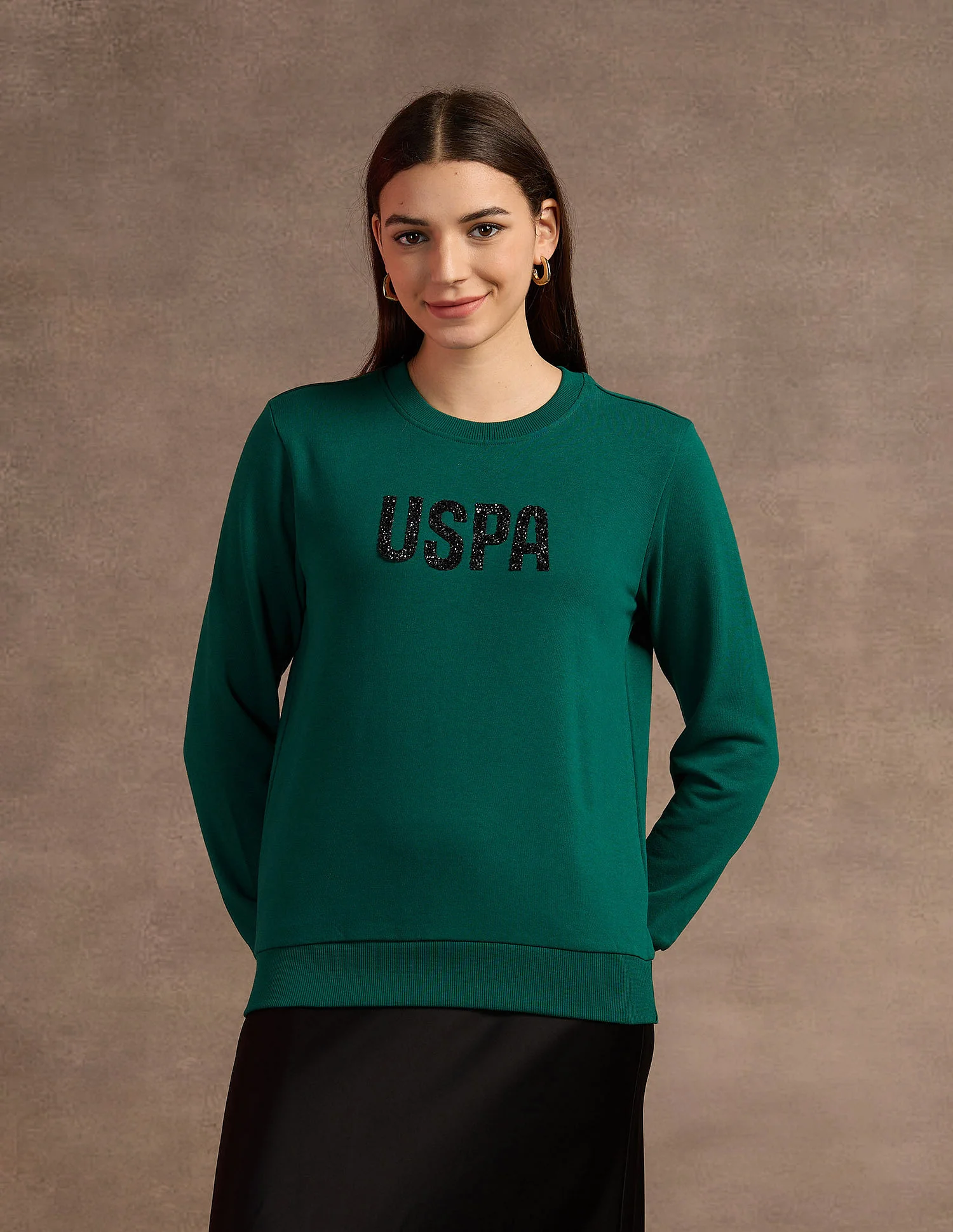 Drop Shoulder Tipped Sweatshirt - Image 6
