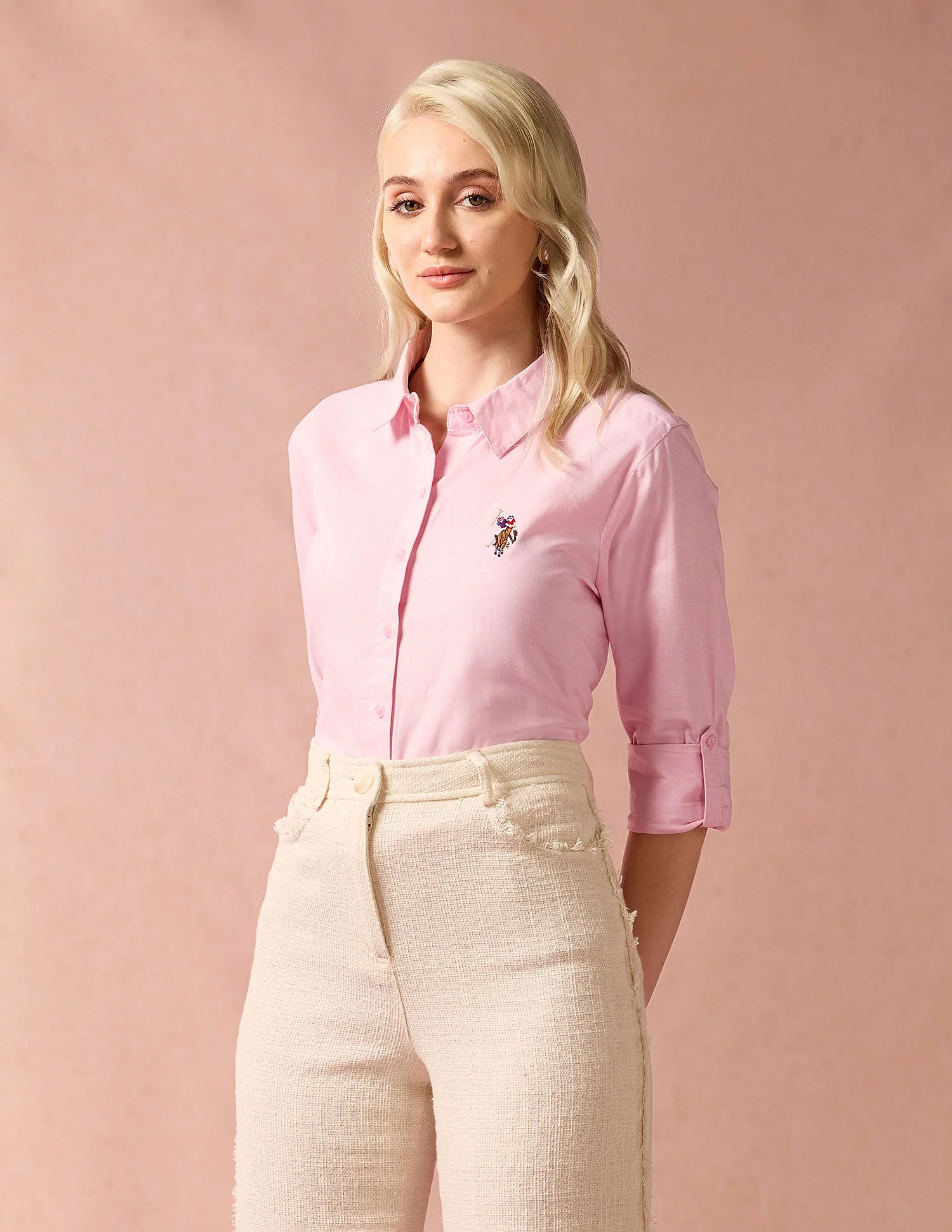 Embroidered Logo Oxford Shirt - Image 4