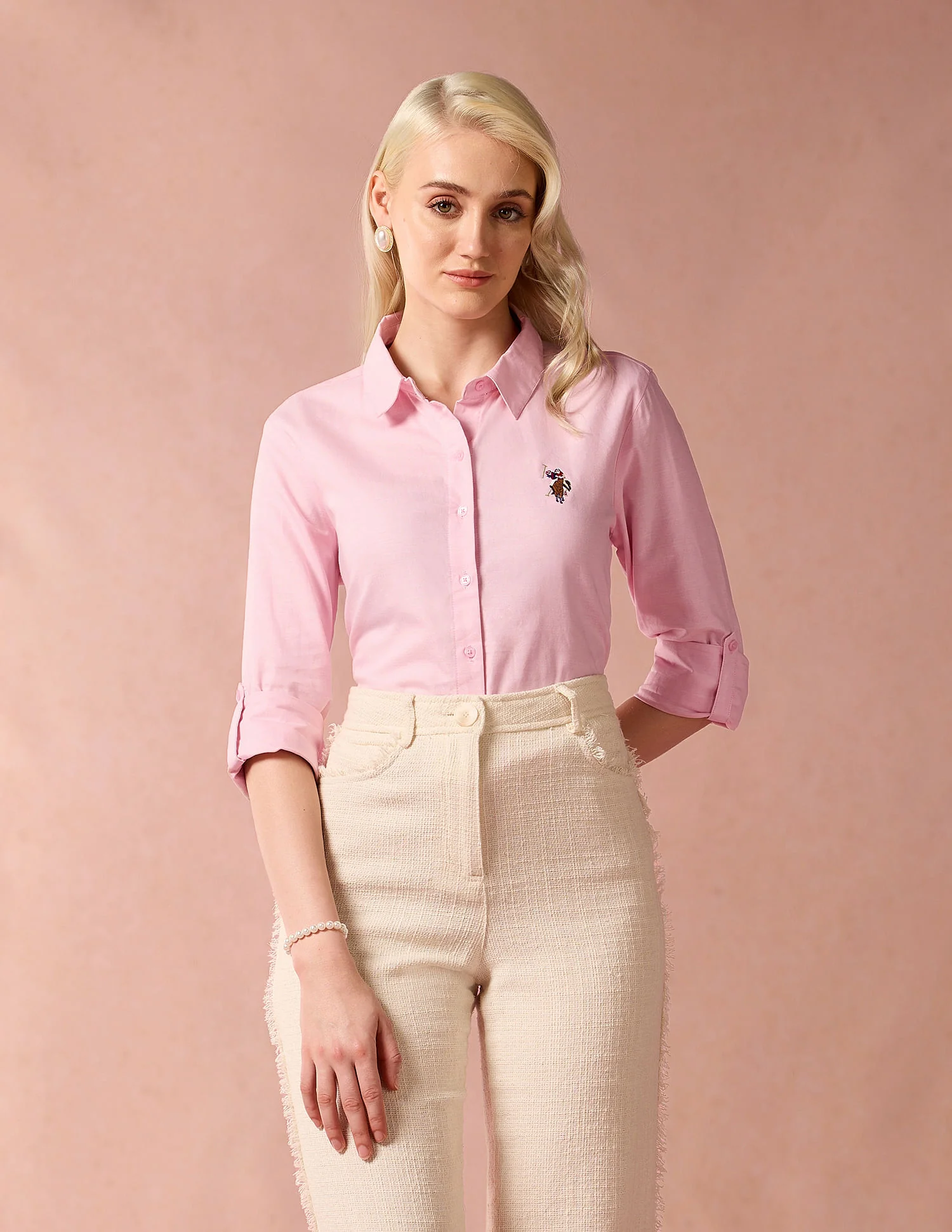 Embroidered Logo Oxford Shirt - Image 6