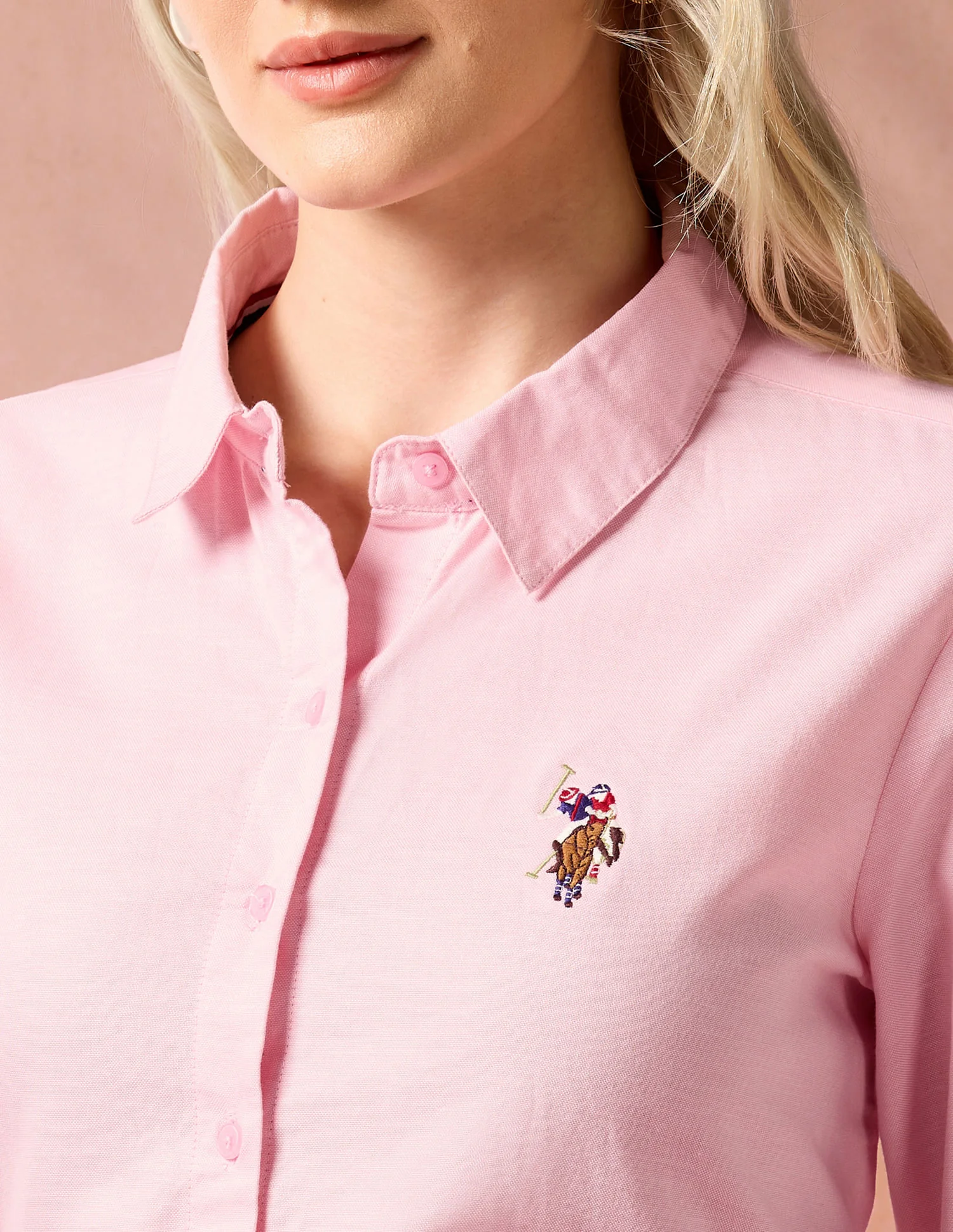 Embroidered Logo Oxford Shirt - Image 7