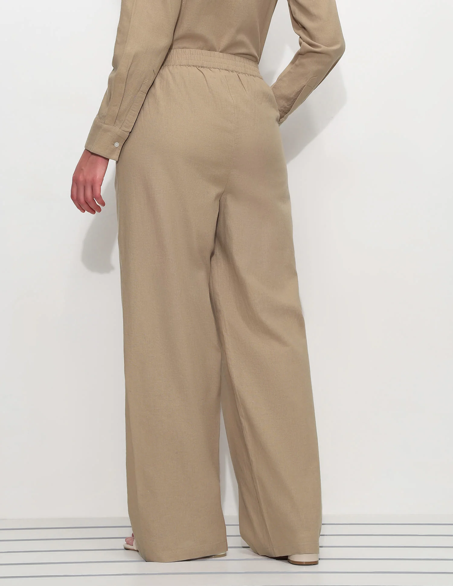 Embroidered Straight Fit Trousers - Image 5
