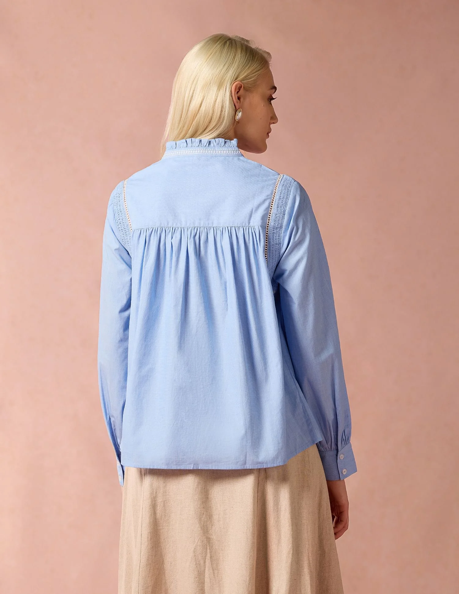 Embroidered Yoke Shirt - Image 5