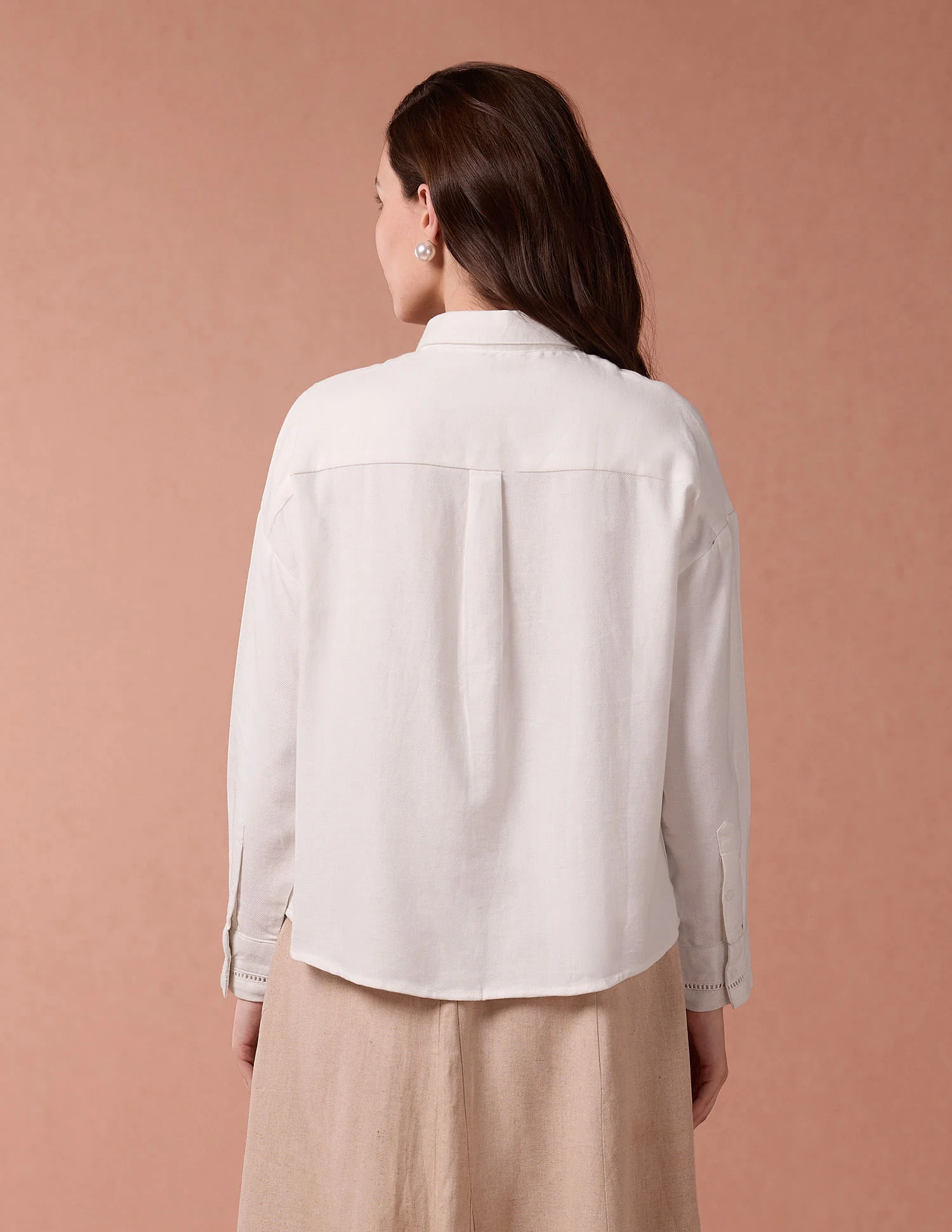 Embroidery Ladder Lace  Shirt - Image 5