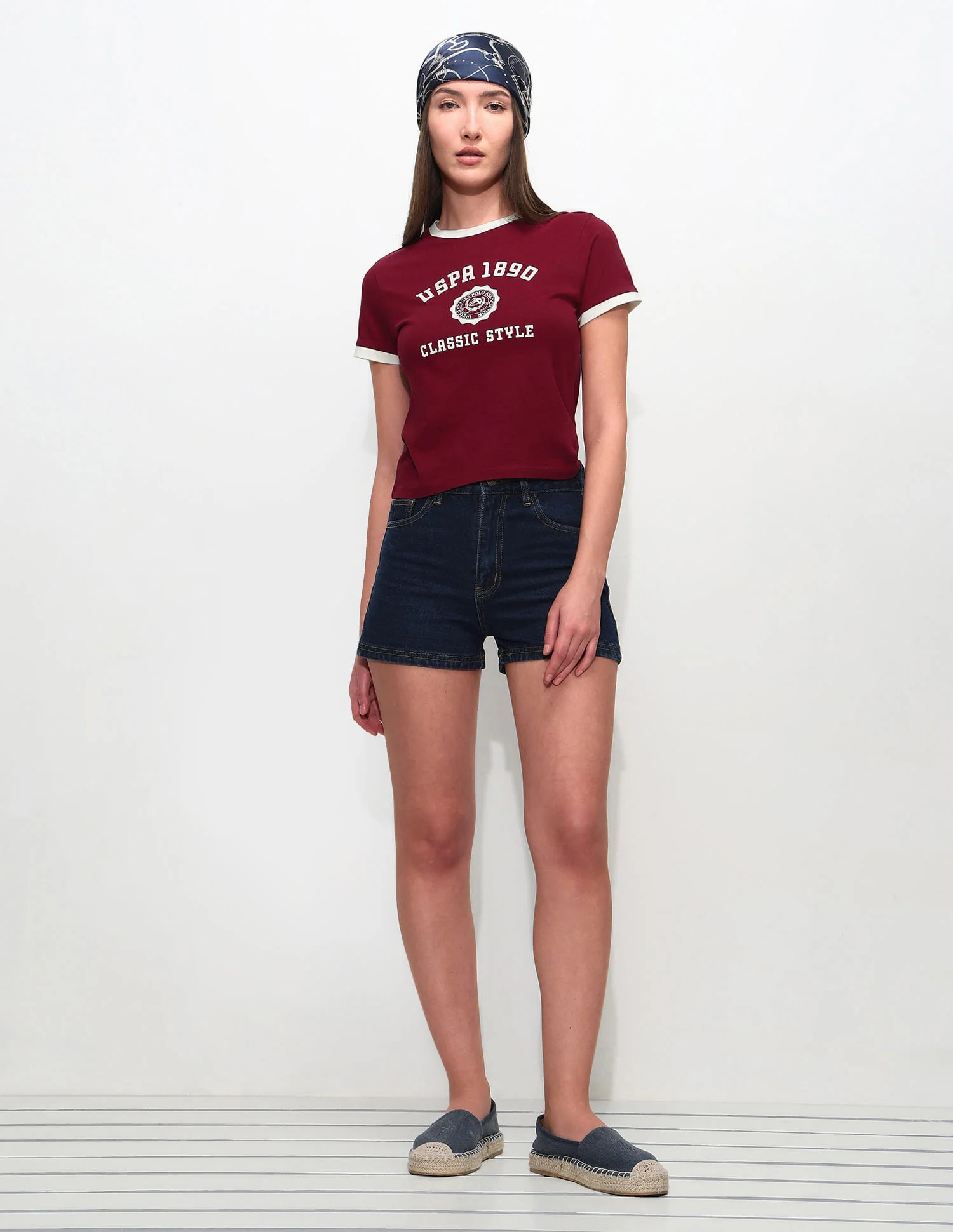 Fitted Brand Printed T-Shirt - Image 3