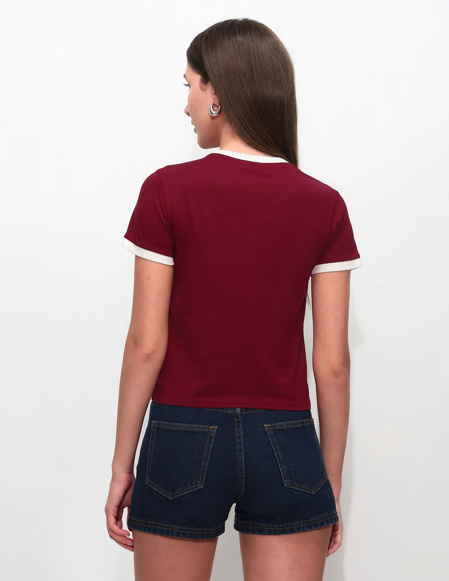 Fitted Brand Printed T-Shirt - Image 5