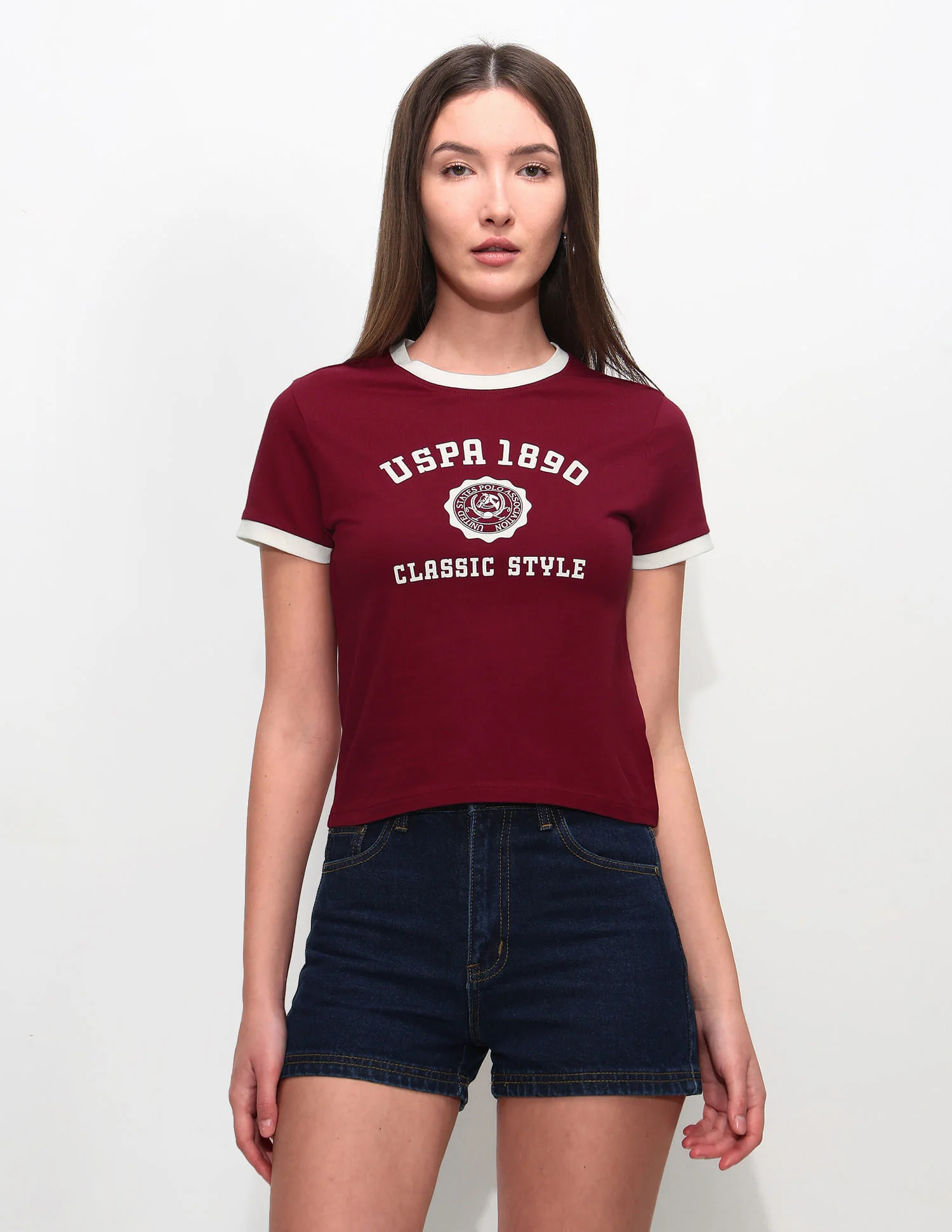 Fitted Brand Printed T-Shirt - Image 6