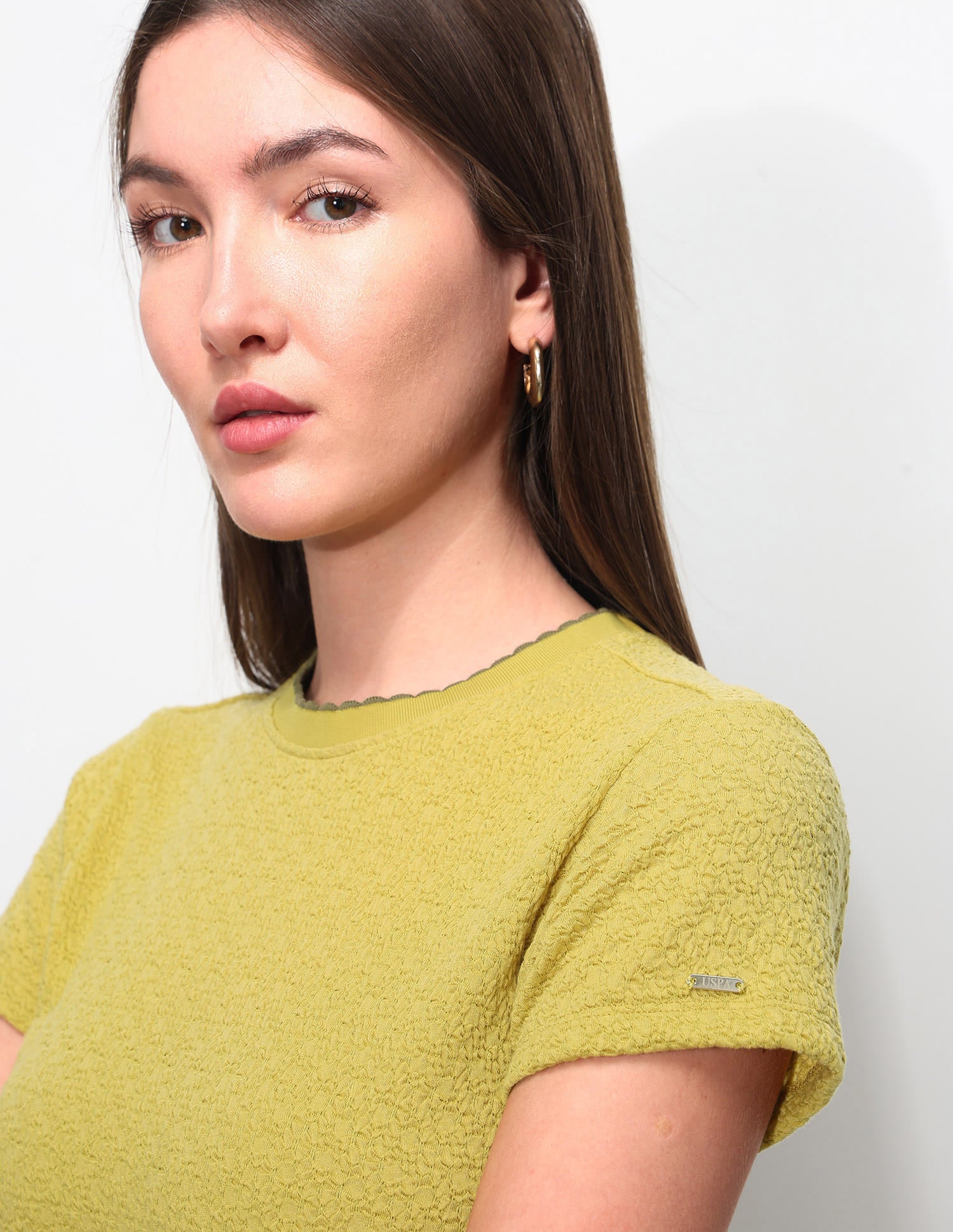 Fitted Textured T-Shirt - Image 9