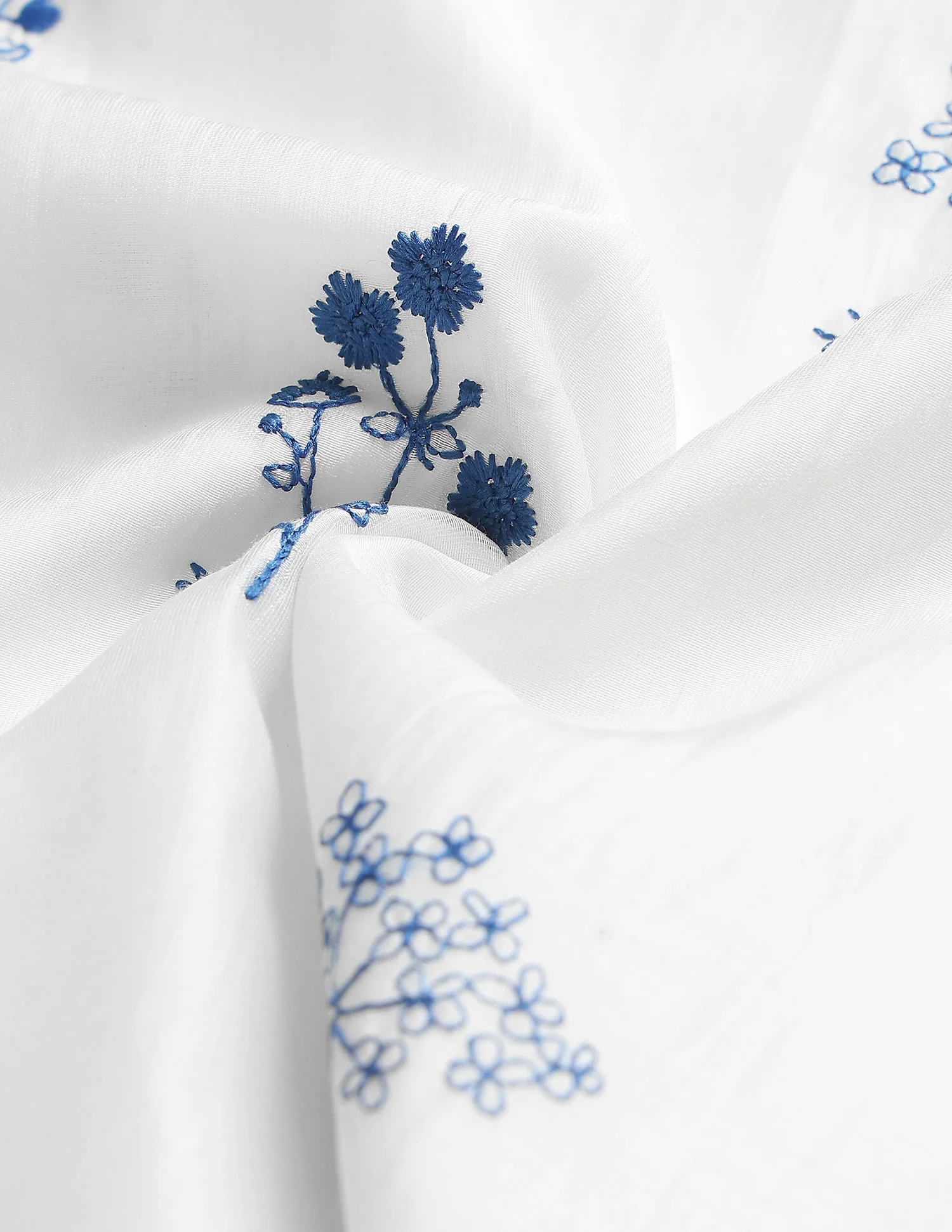 Floral Embroidered Oversized Fit Shirt - Image 10