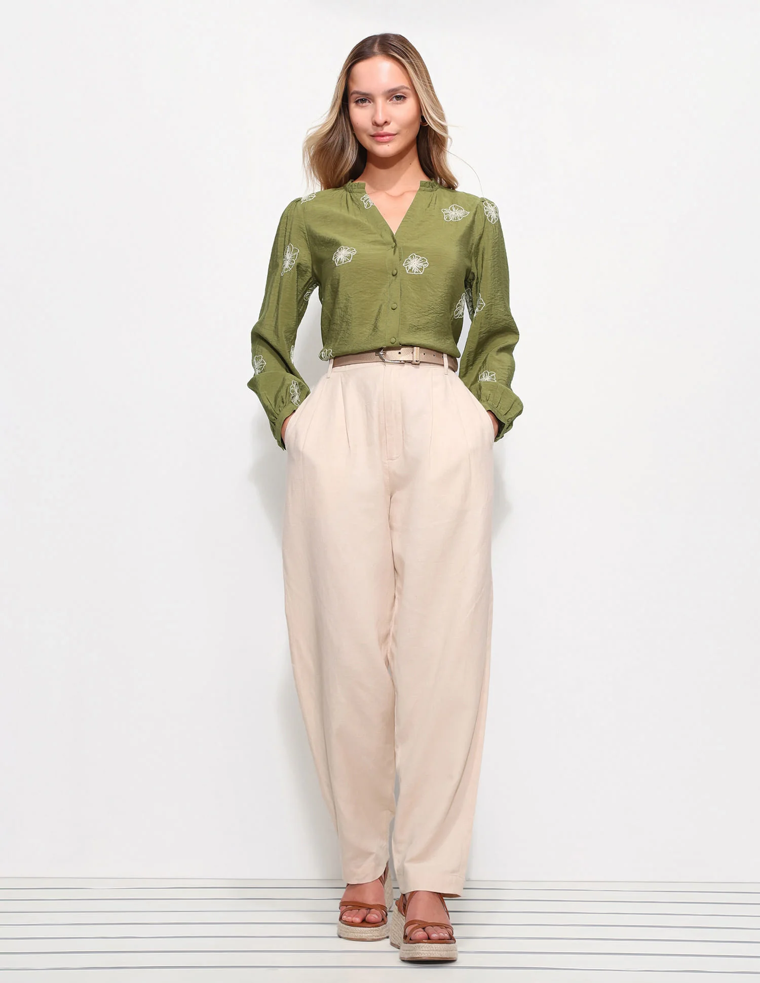 Floral Embroidered Top - Image 3