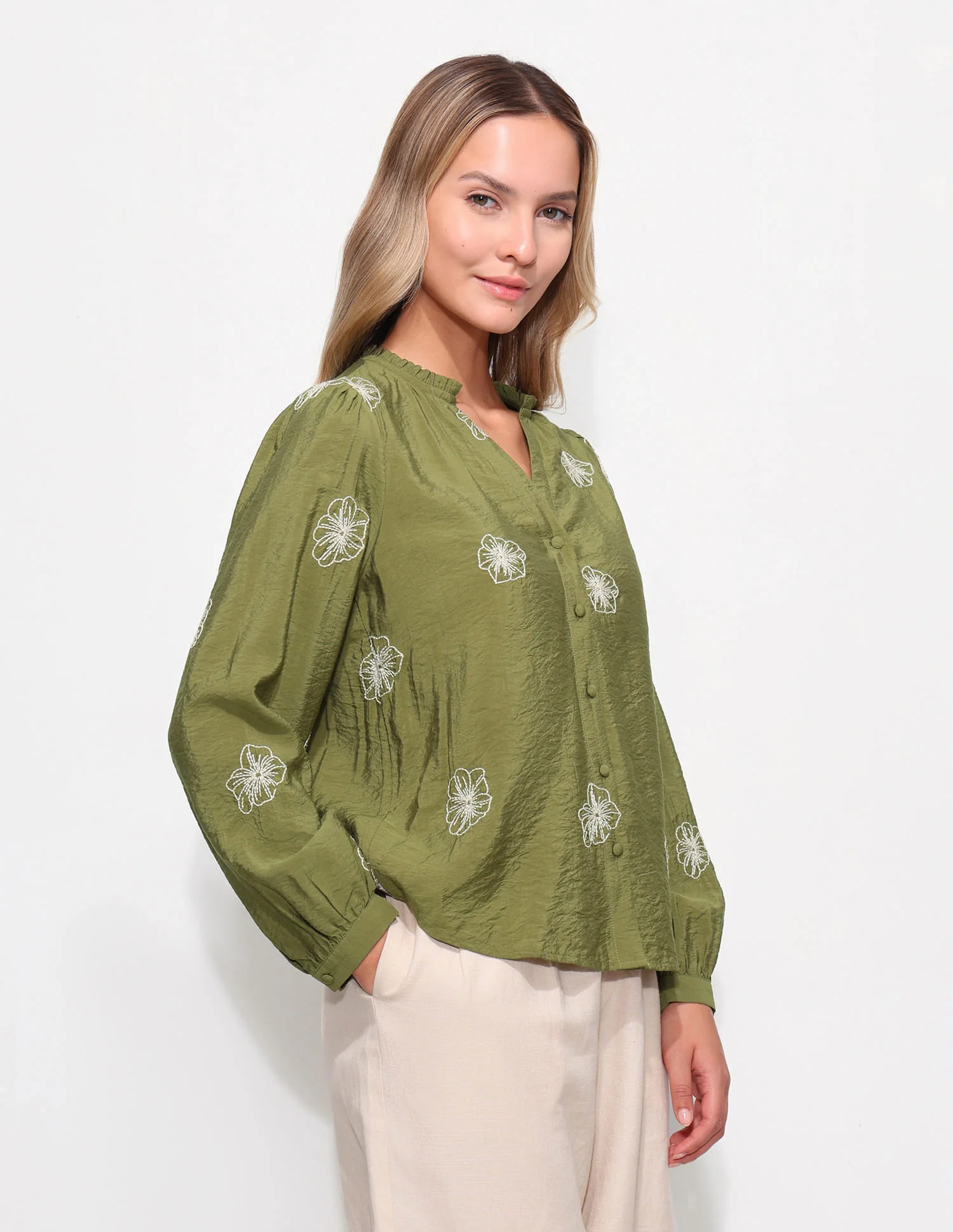 Floral Embroidered Top - Image 4