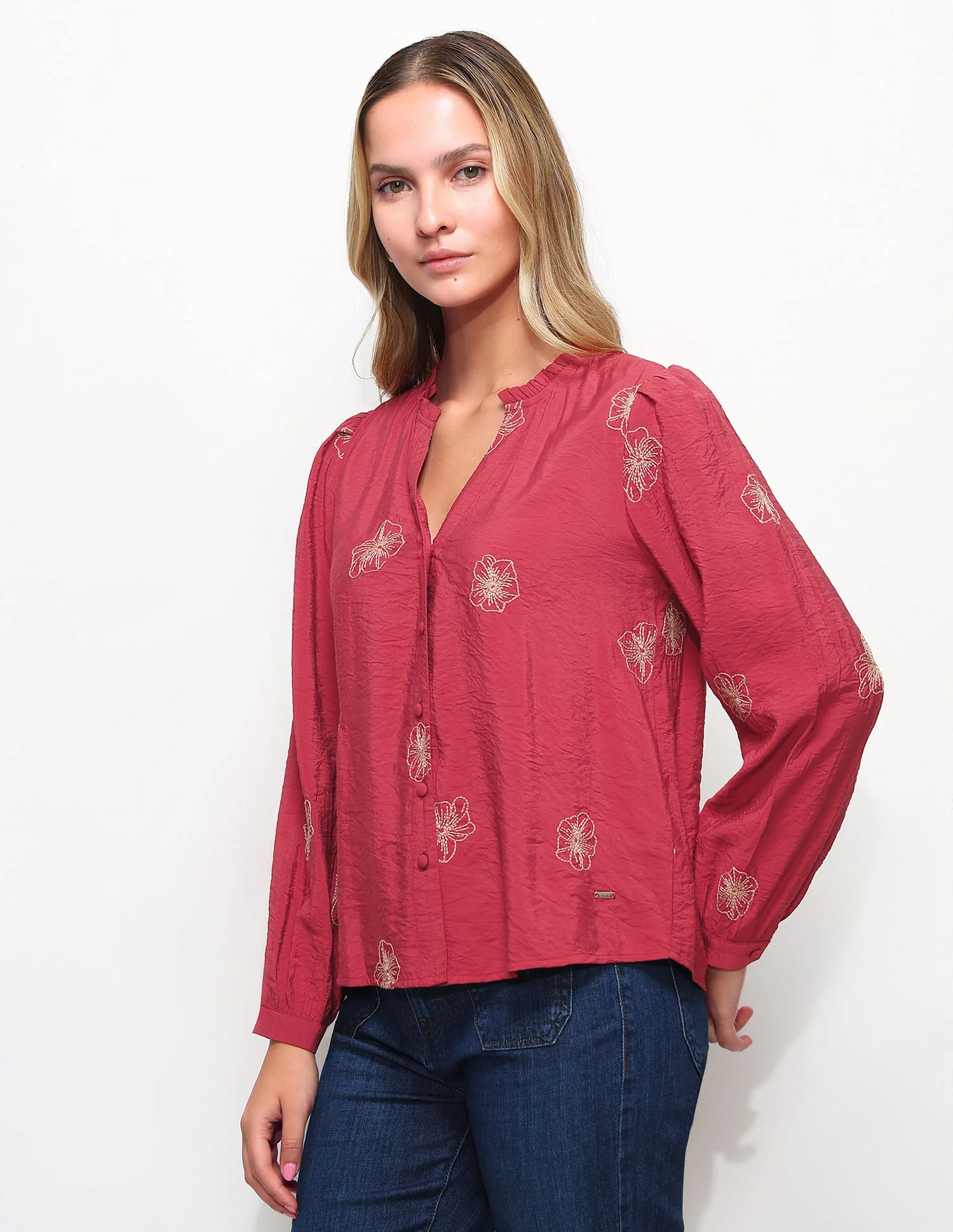 Floral Embroidered Top - Image 4
