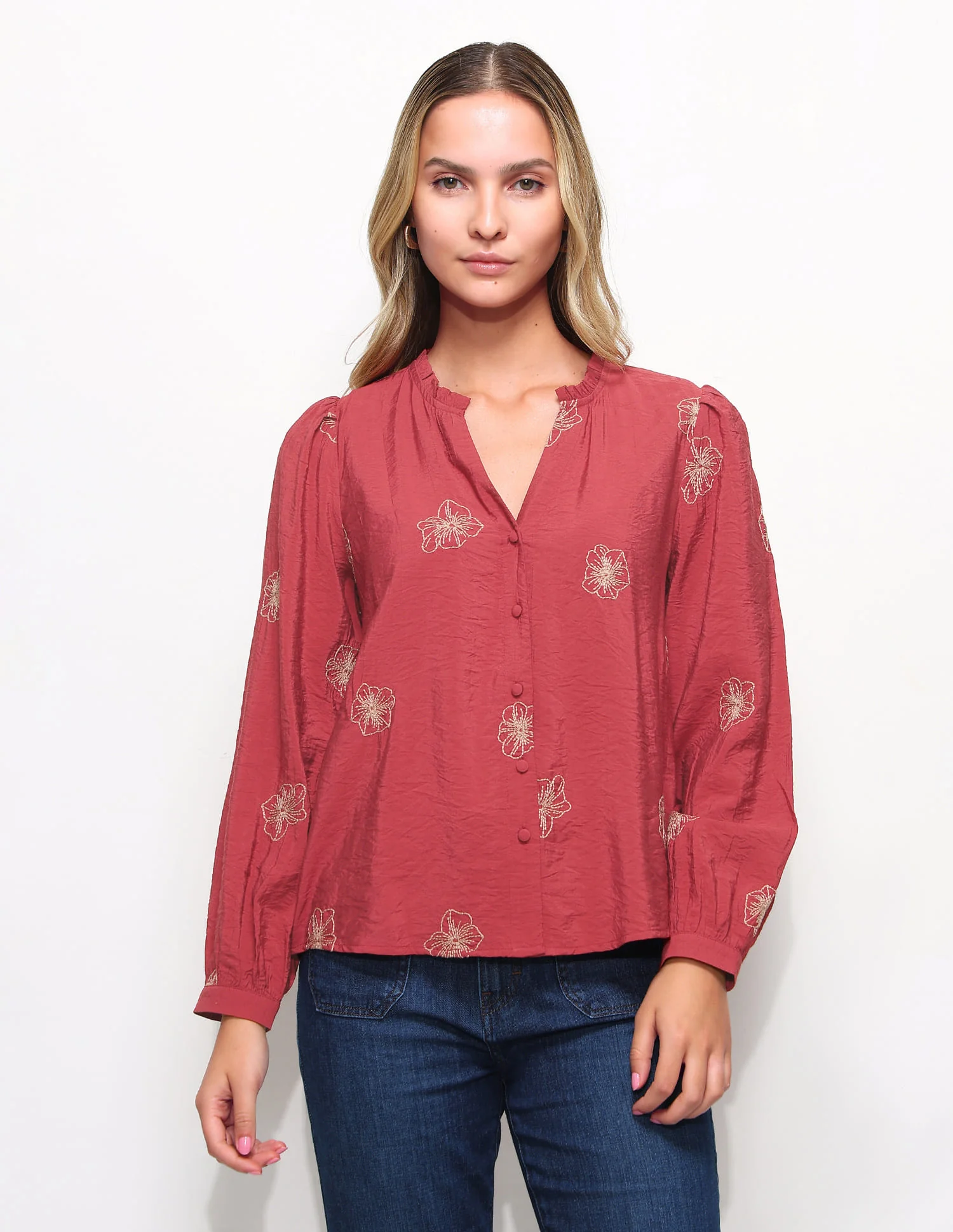 Floral Embroidered Top - Image 6