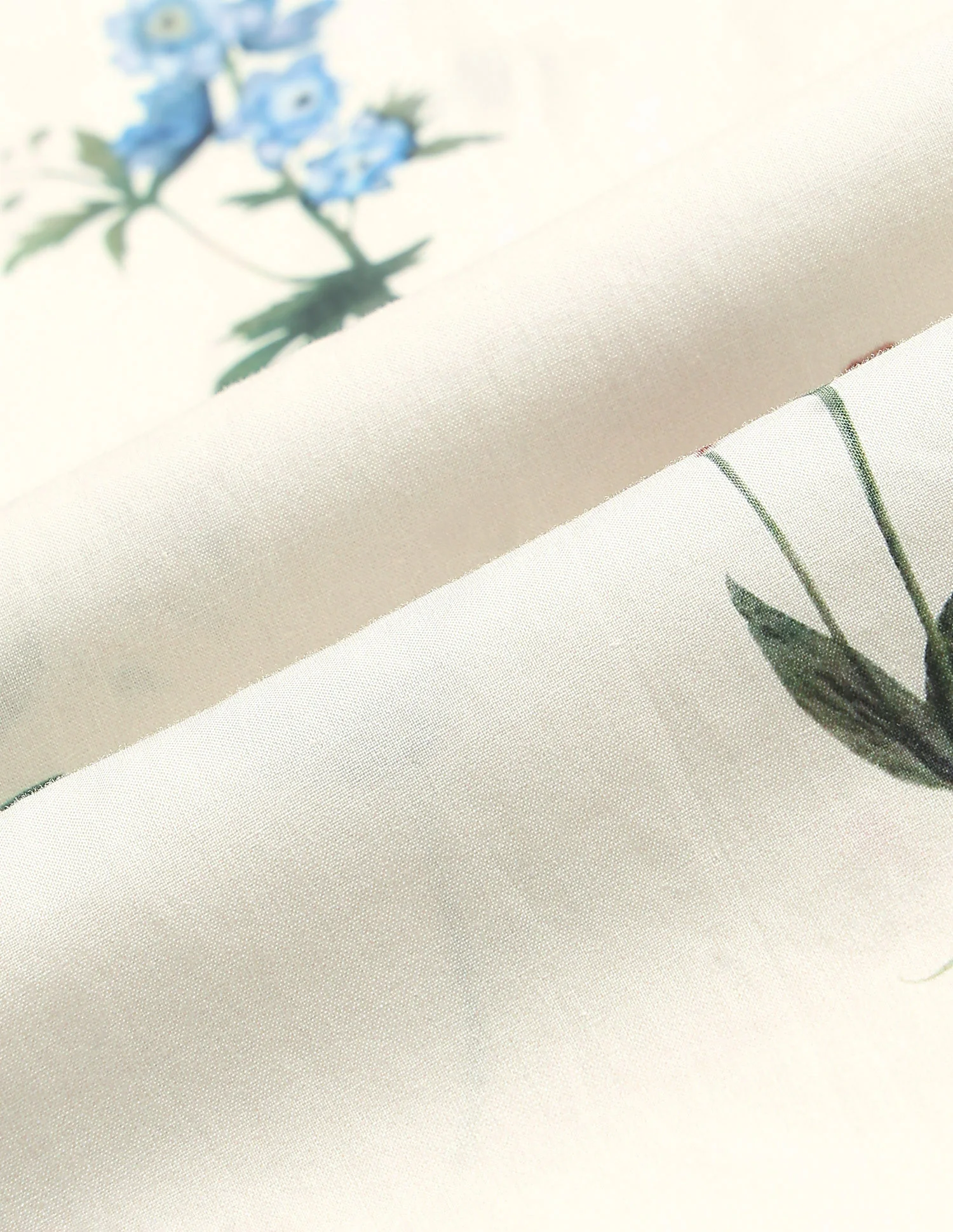 Floral Printed Band Collar Shirt - Image 2