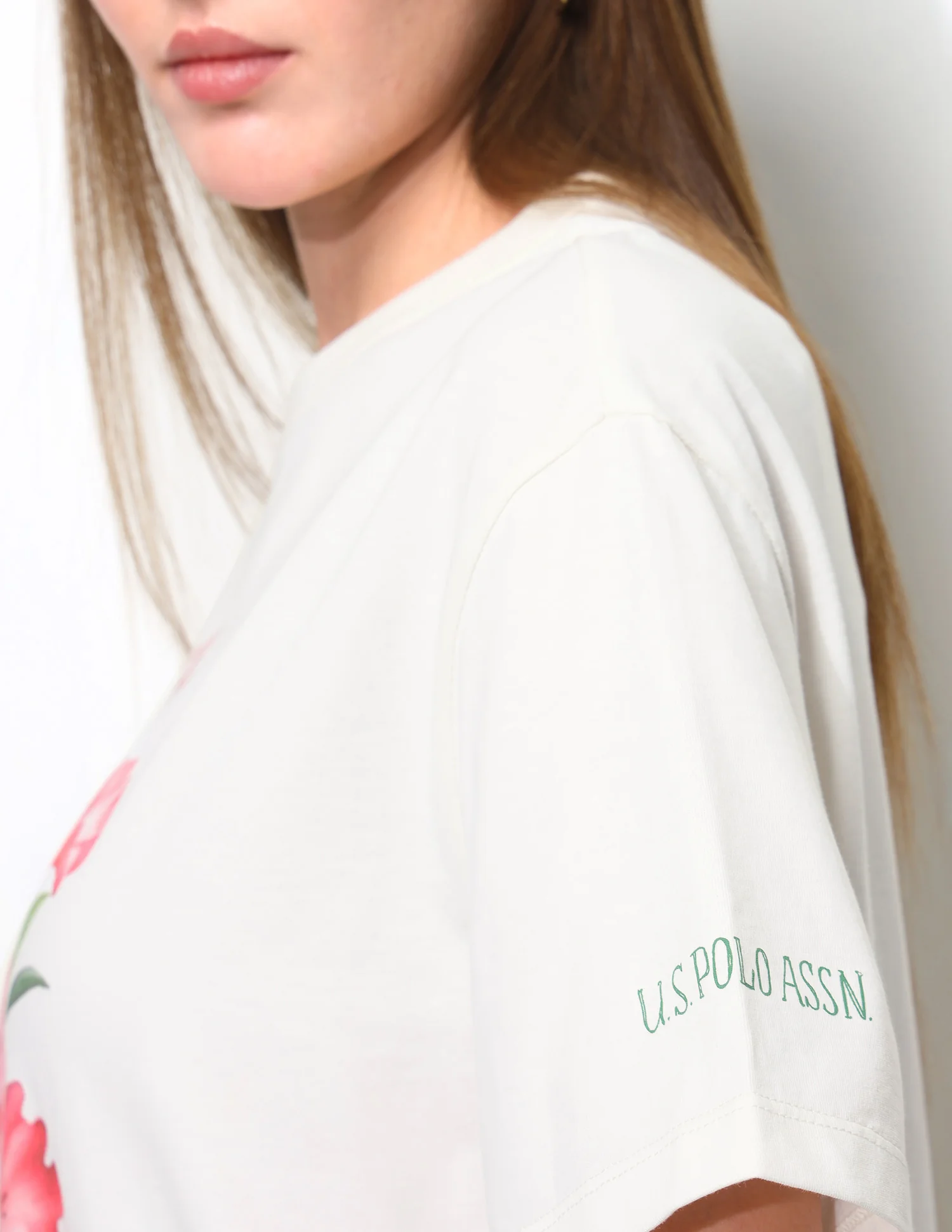 Floral Printed Boxy Fit Crew Neck T-Shirt - Image 9