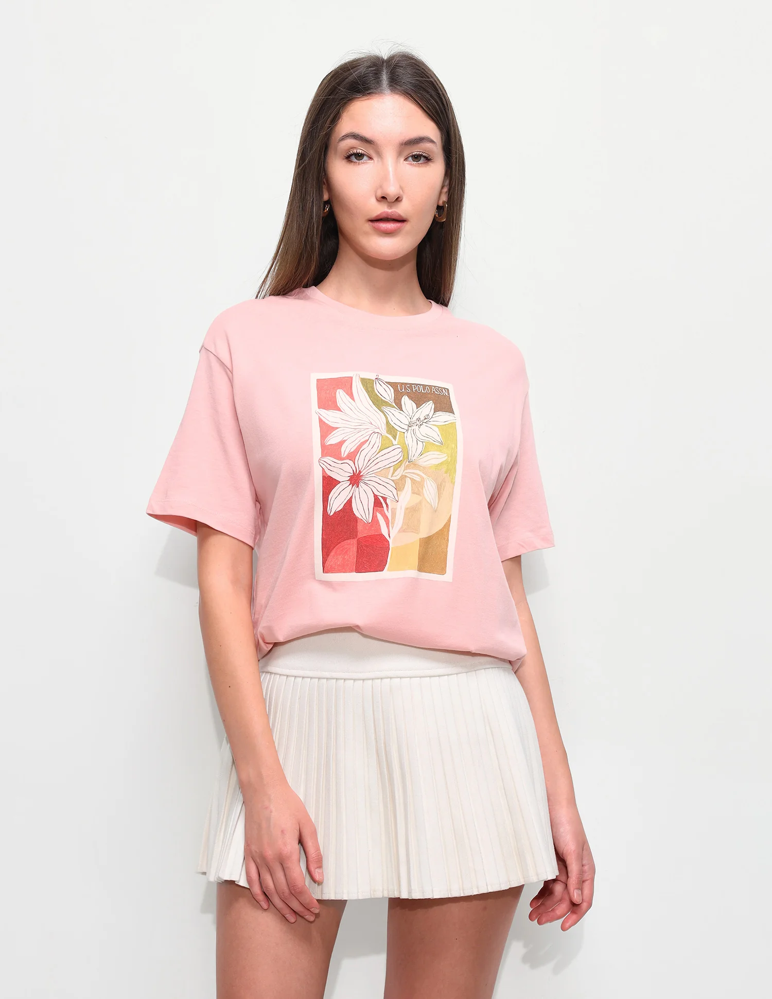 Floral Printed Oversized Fit T-Shirt - Image 6