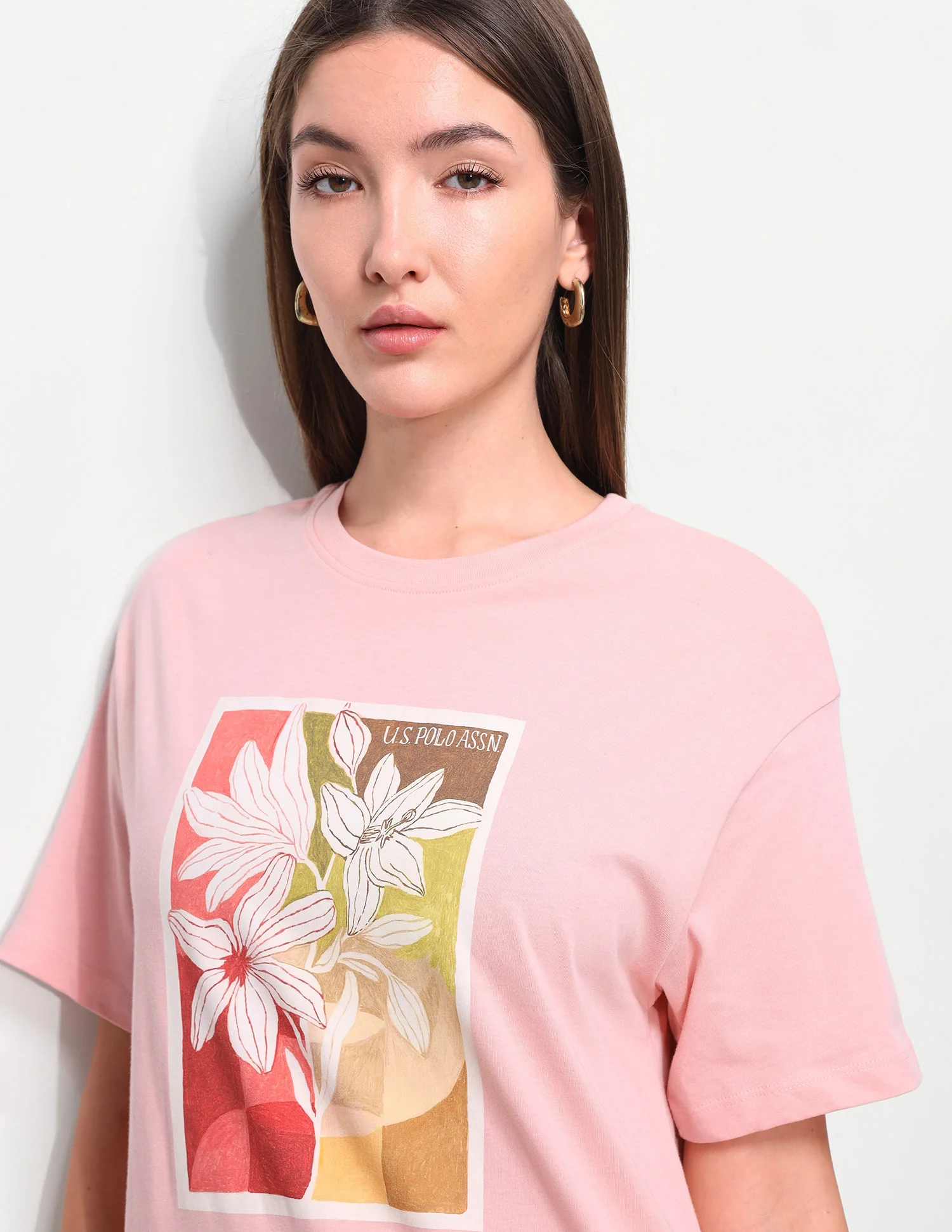 Floral Printed Oversized Fit T-Shirt - Image 7