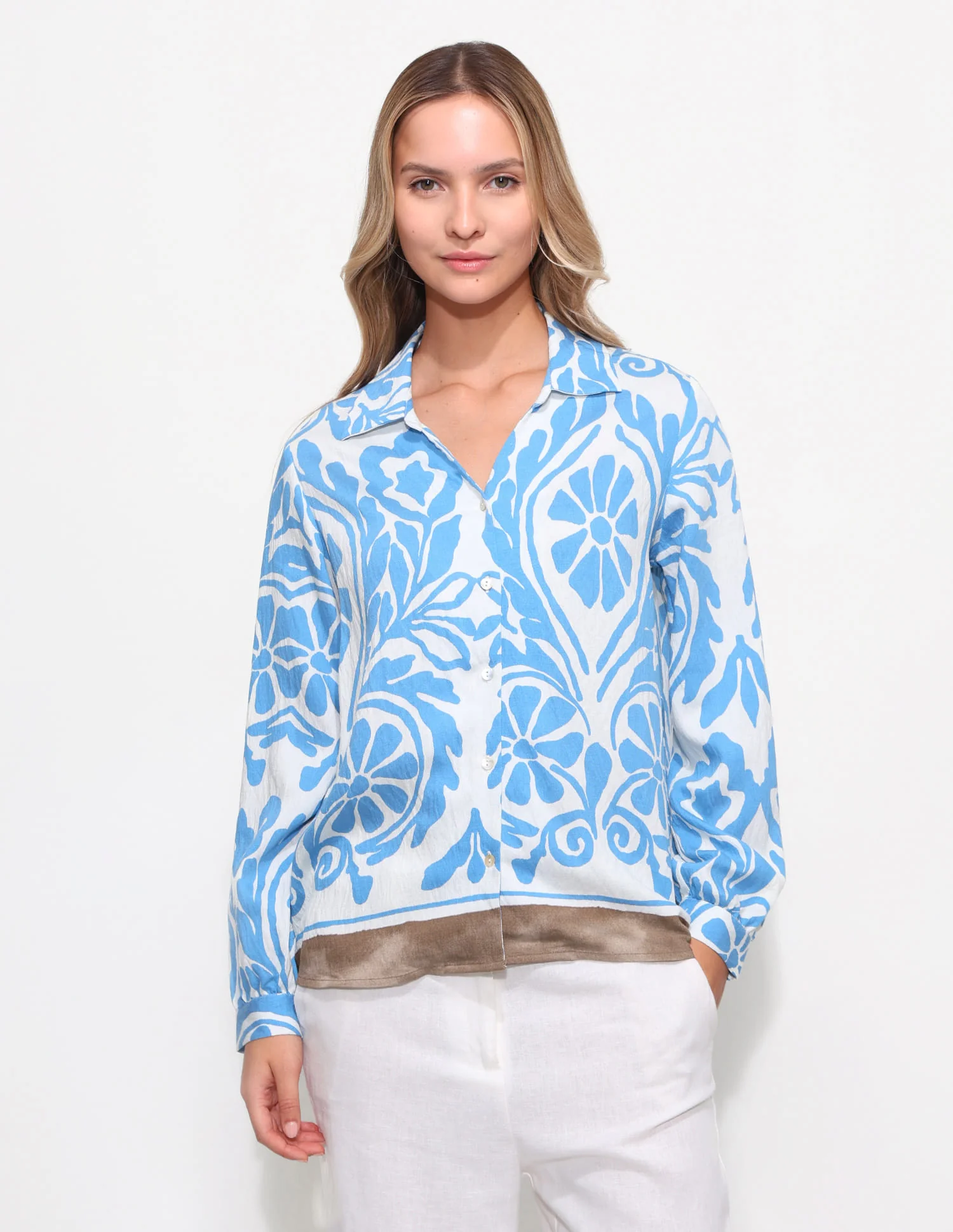 Floral Printed Regular Fit Shirt - Image 6