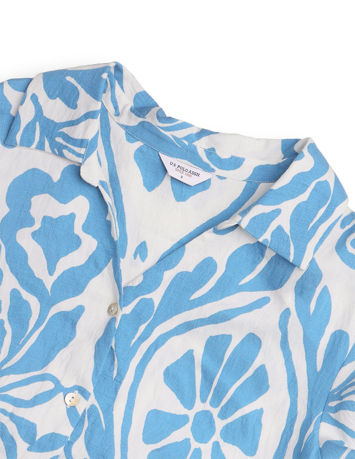 Floral Printed Regular Fit Shirt - Image 8