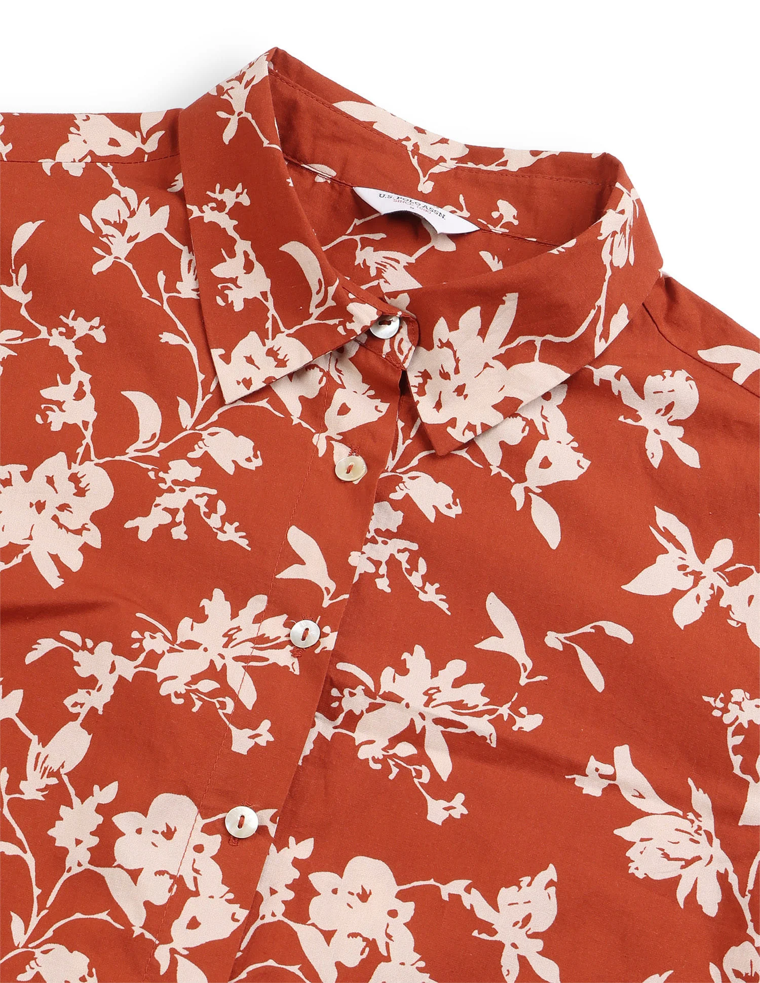 Floral Printed Regular Fit Shirt - Image 8